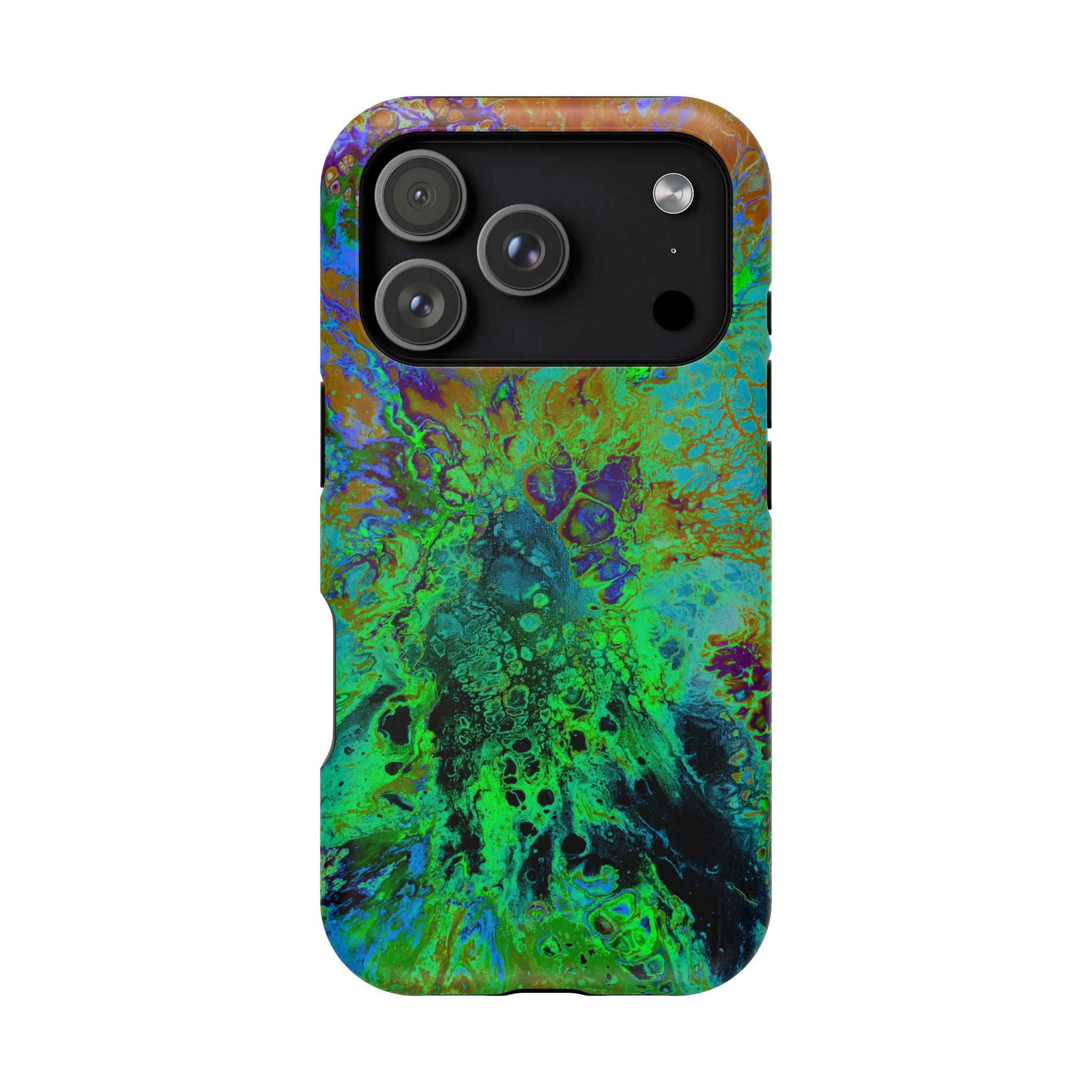 Nova Collapse MagSafe iPhone Case – Abstract Art Design, Shockproof for iPhone 14–17 Pro & Pro Max