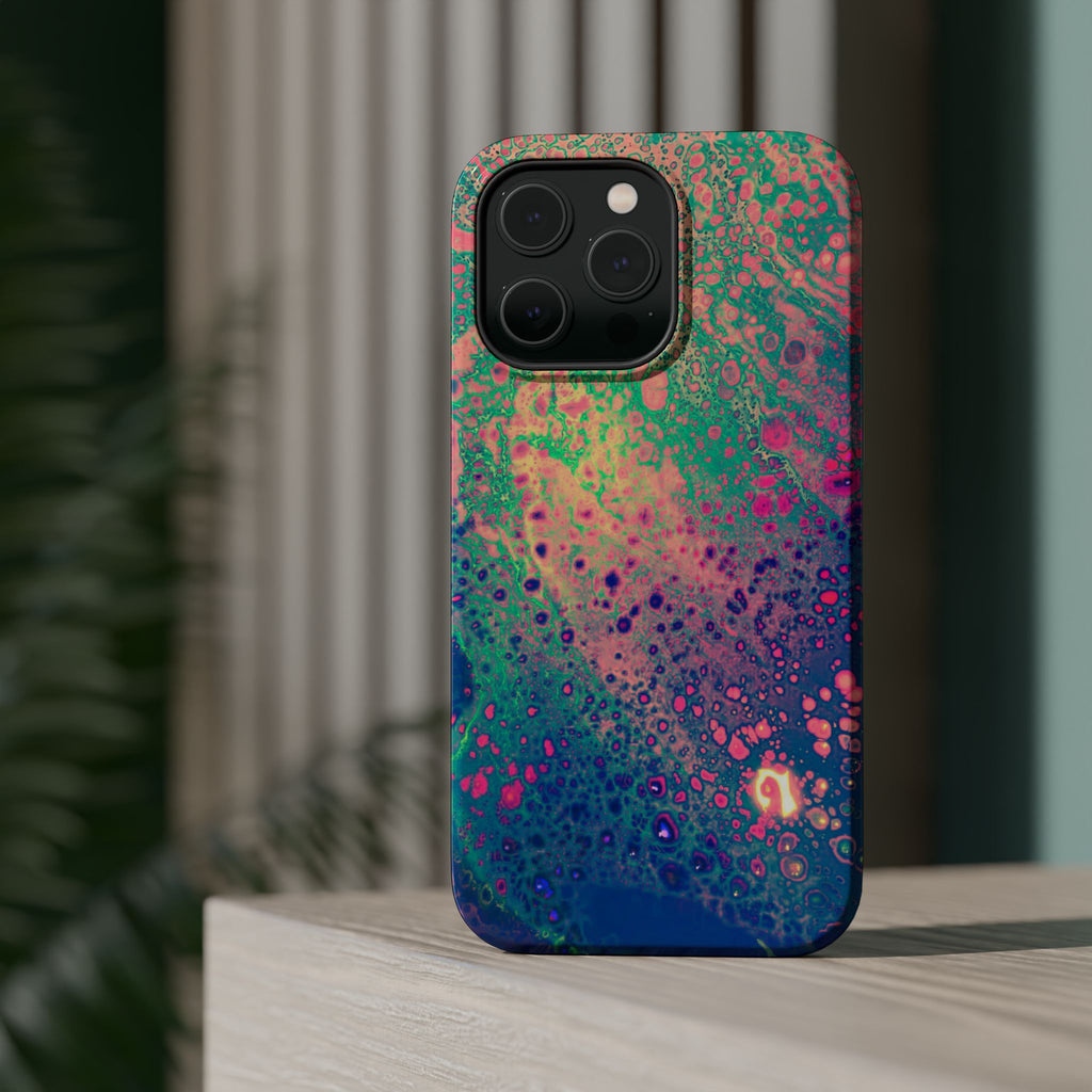 Dark Star MagSafe iPhone Case – Abstract Art Design, Shockproof for iPhone 14–17 Pro & Pro Max