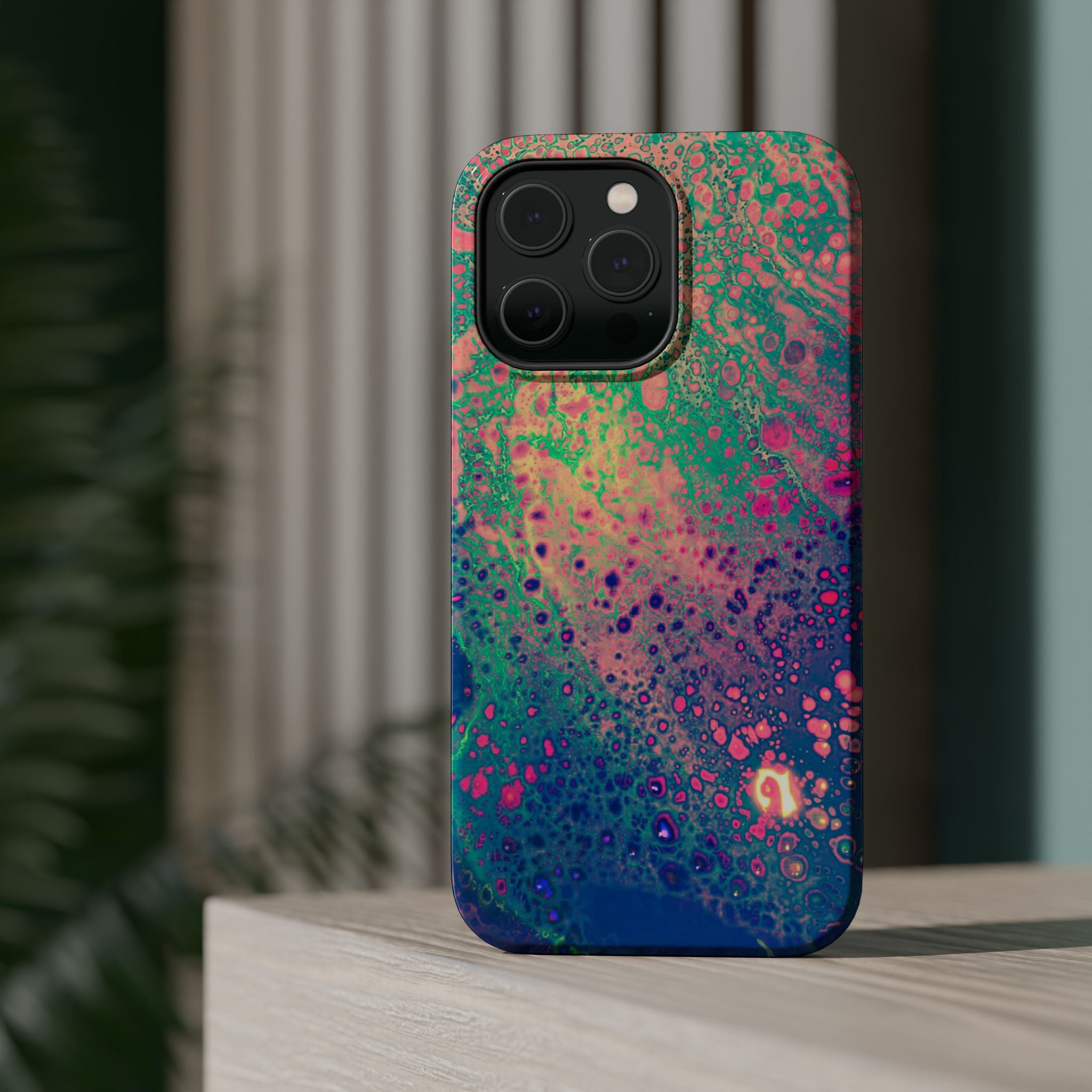 Dark Star MagSafe iPhone Case – Abstract Art Design, Shockproof for iPhone 14–17 Pro & Pro Max