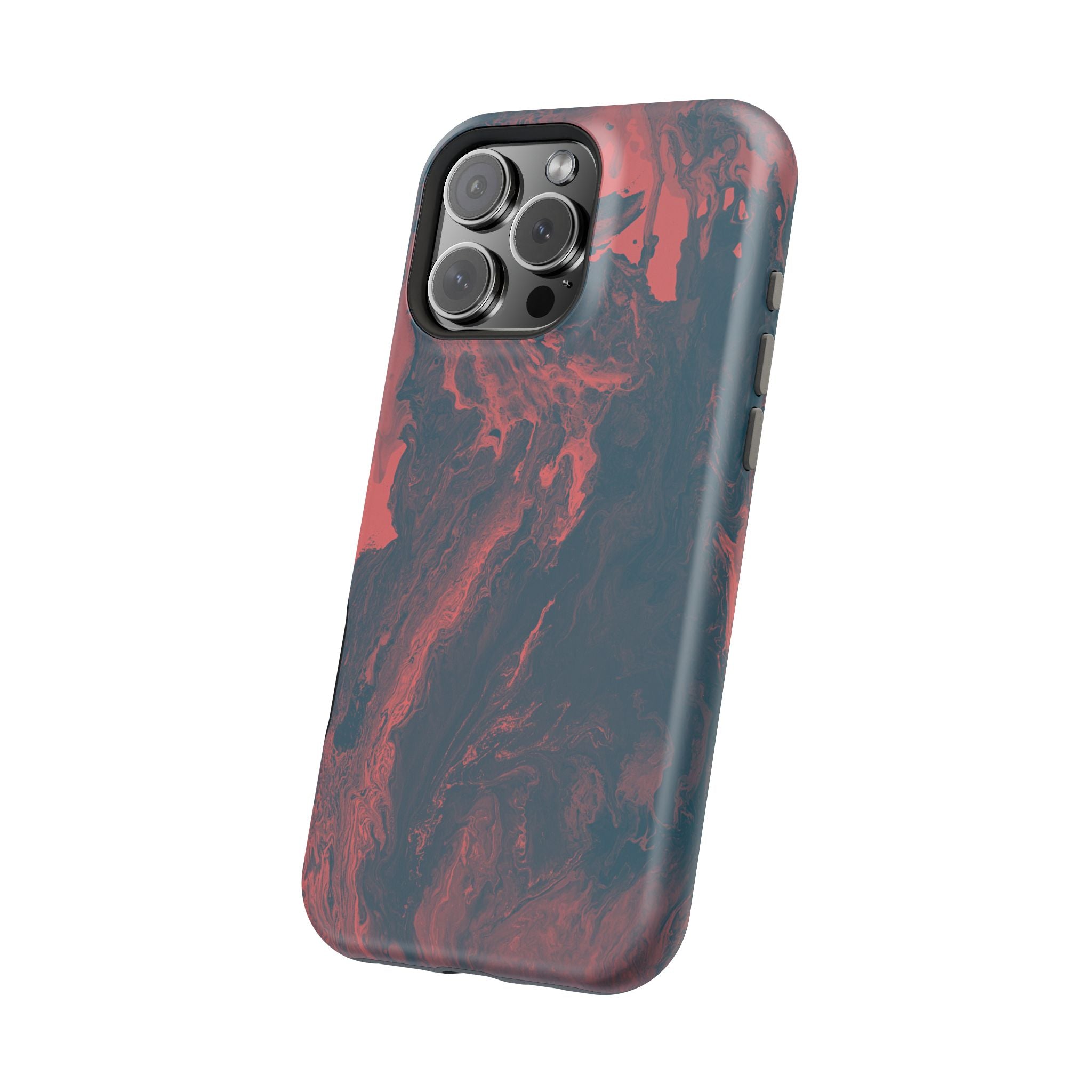 Eclipse Collapse X MagSafe iPhone Case – Abstract Art Design, Shockproof for iPhone 14–17 Pro & Pro Max