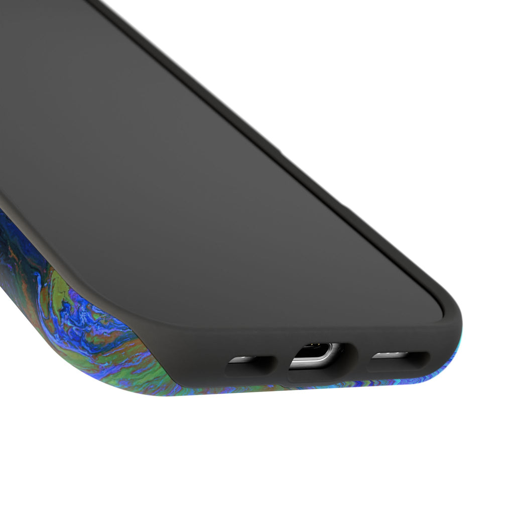 Glacial Core X MagSafe iPhone Case – Abstract Art Design, Shockproof for iPhone 14–17 Pro & Pro Max
