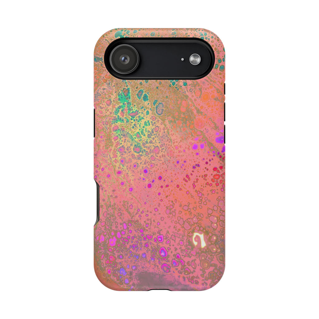 Hypernova Flow MagSafe iPhone Case – Abstract Art Design, Shockproof for iPhone 14–17 Pro & Pro Max