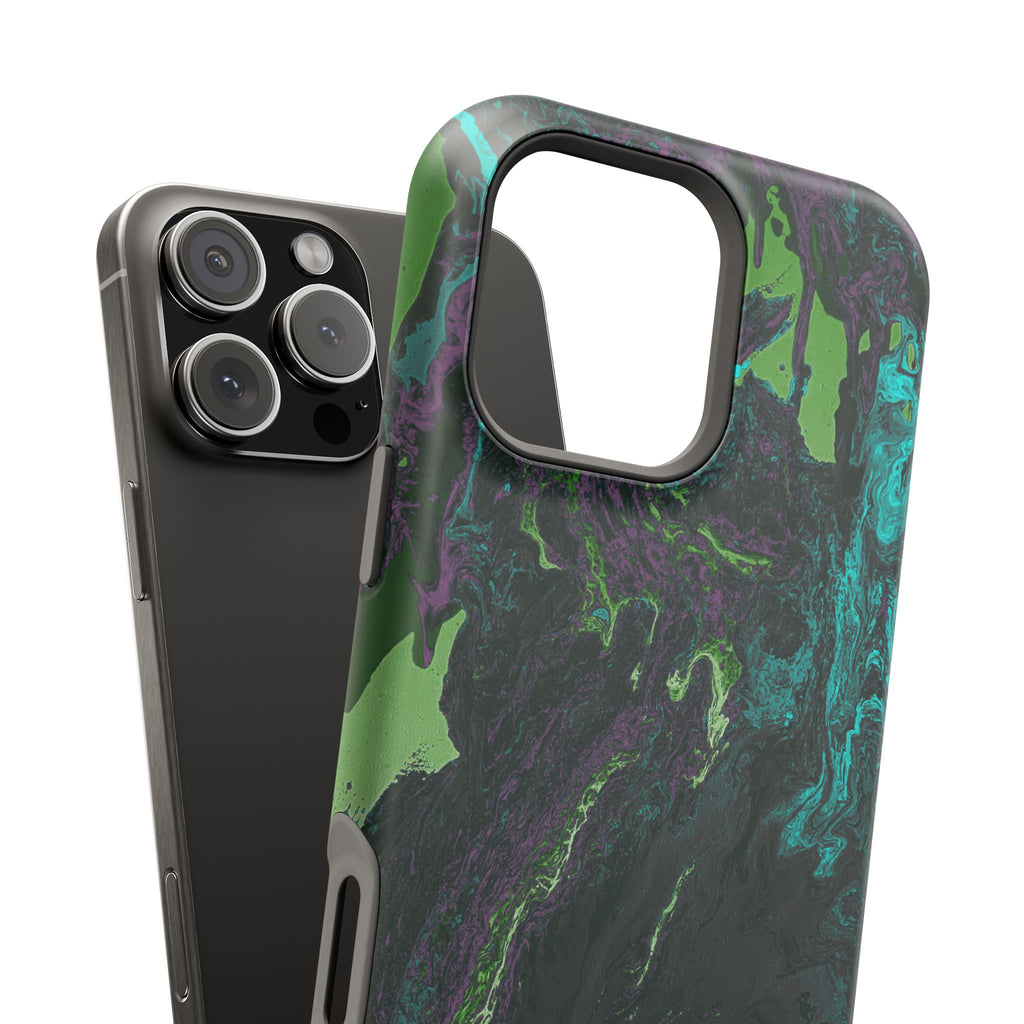 Phantom Surge X MagSafe iPhone Case – Abstract Art Design, Shockproof for iPhone 14–17 Pro & Pro Max
