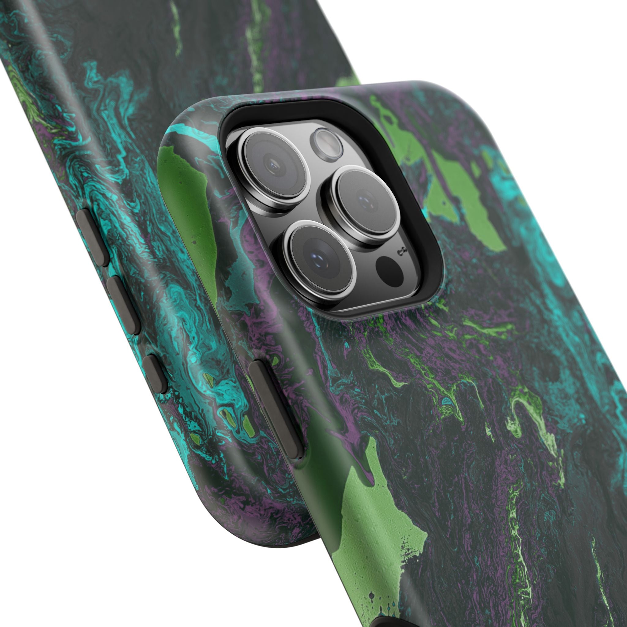 Phantom Surge X MagSafe iPhone Case – Abstract Art Design, Shockproof for iPhone 14–17 Pro & Pro Max