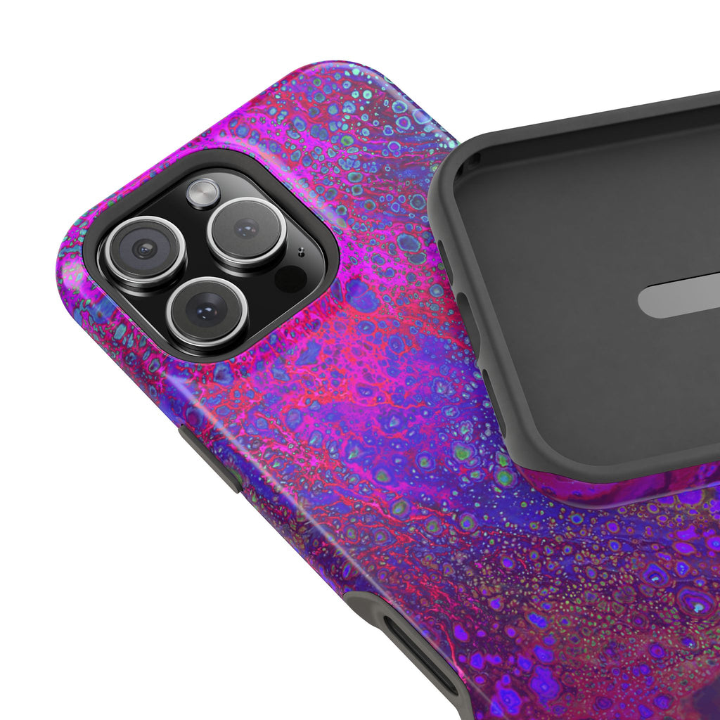Infinity Reactor X MagSafe iPhone Case – Abstract Art Design, Shockproof for iPhone 14–17 Pro & Pro Max