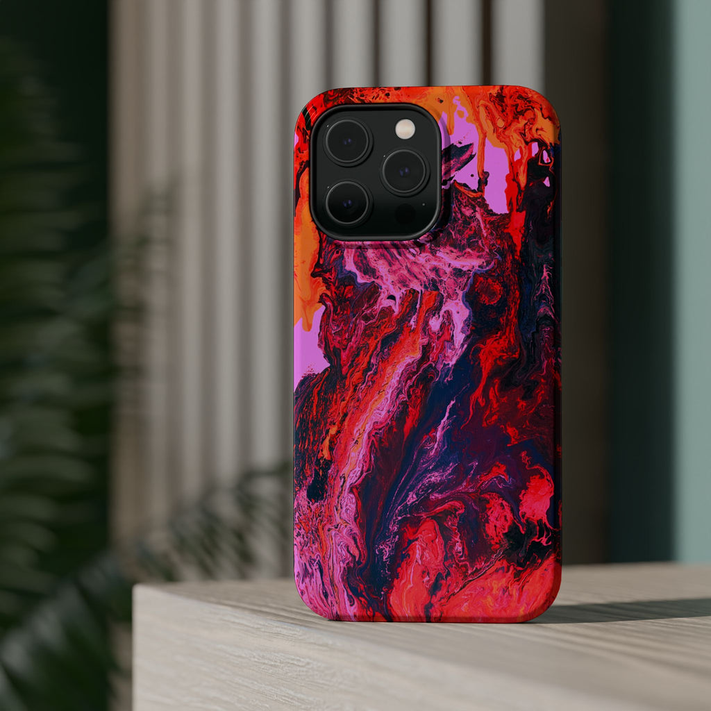 Ignition Core X MagSafe iPhone Case – Abstract Art Design, Shockproof for iPhone 14–17 Pro & Pro Max