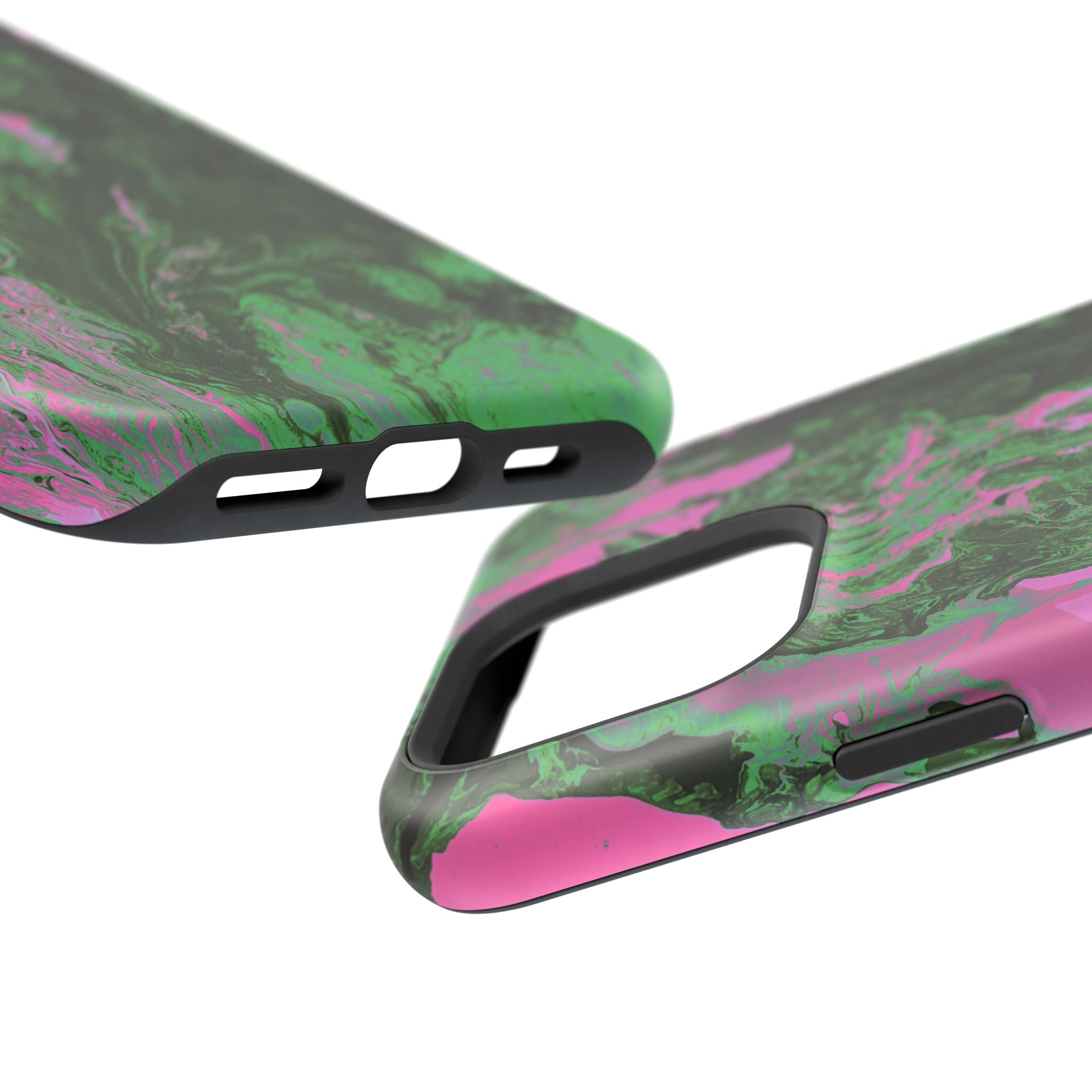 Oblivion Flow X MagSafe iPhone Case – Abstract Art Design, Shockproof for iPhone 14–17 Pro & Pro Max