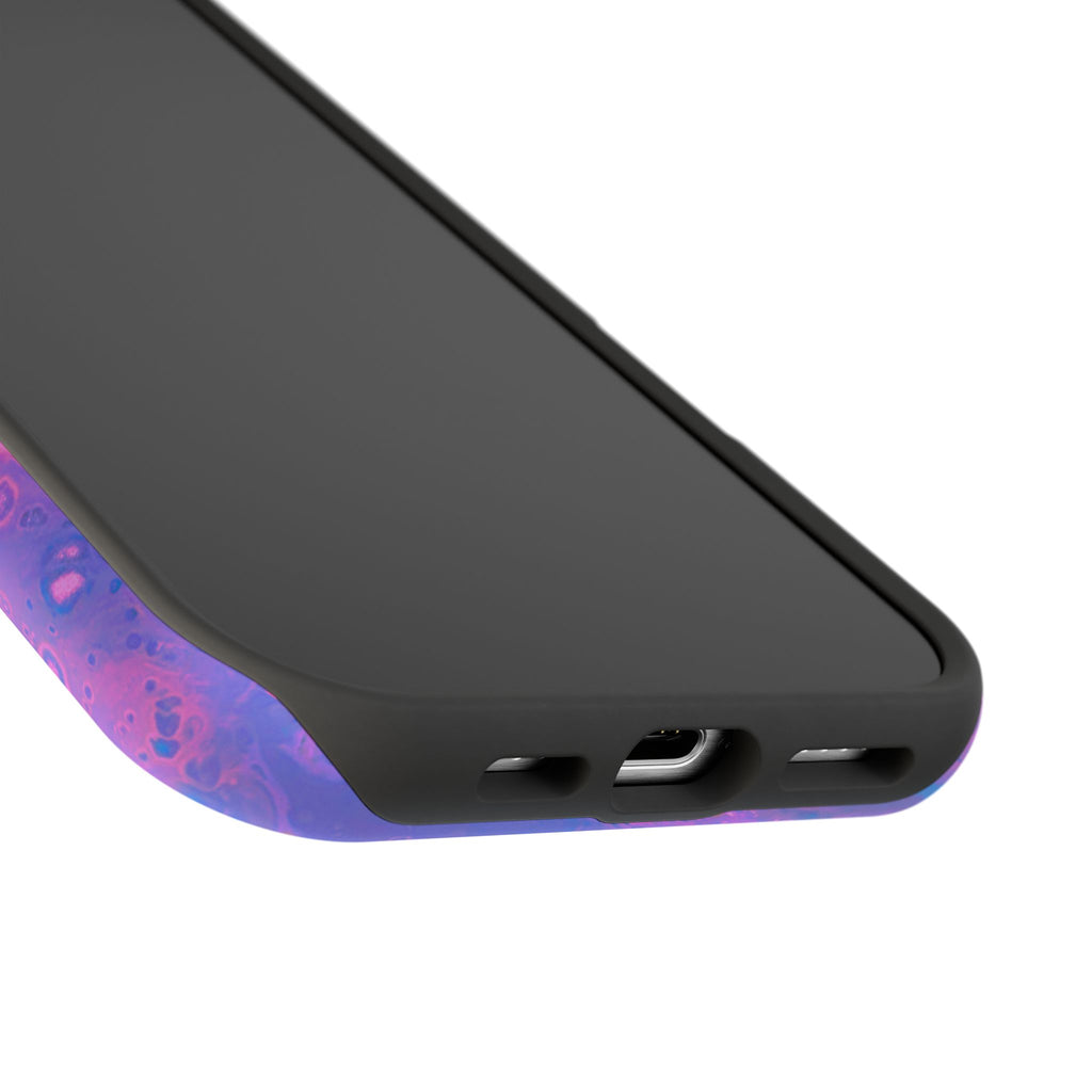 Spectral Distortion MagSafe iPhone Case – Abstract Art Design, Shockproof for iPhone 14–17 Pro & Pro Max