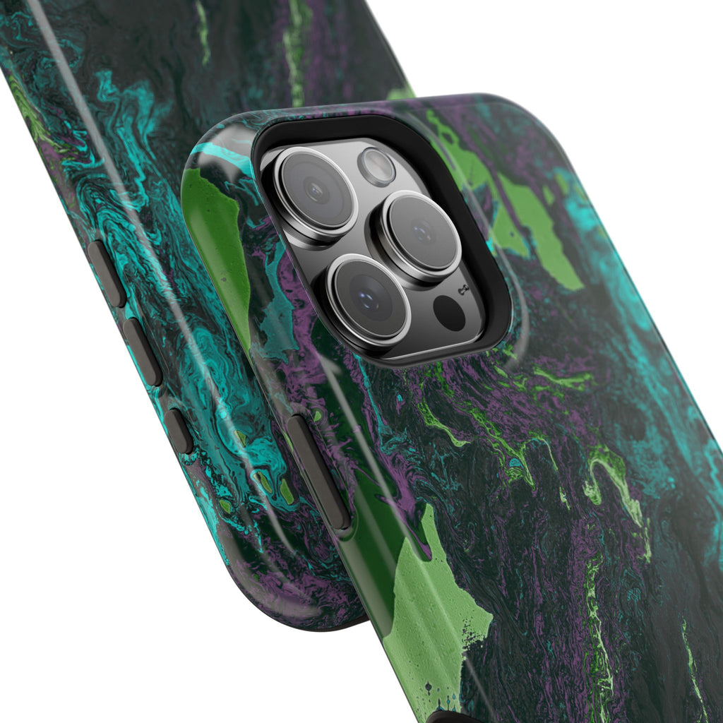 Phantom Surge X MagSafe iPhone Case – Abstract Art Design, Shockproof for iPhone 14–17 Pro & Pro Max
