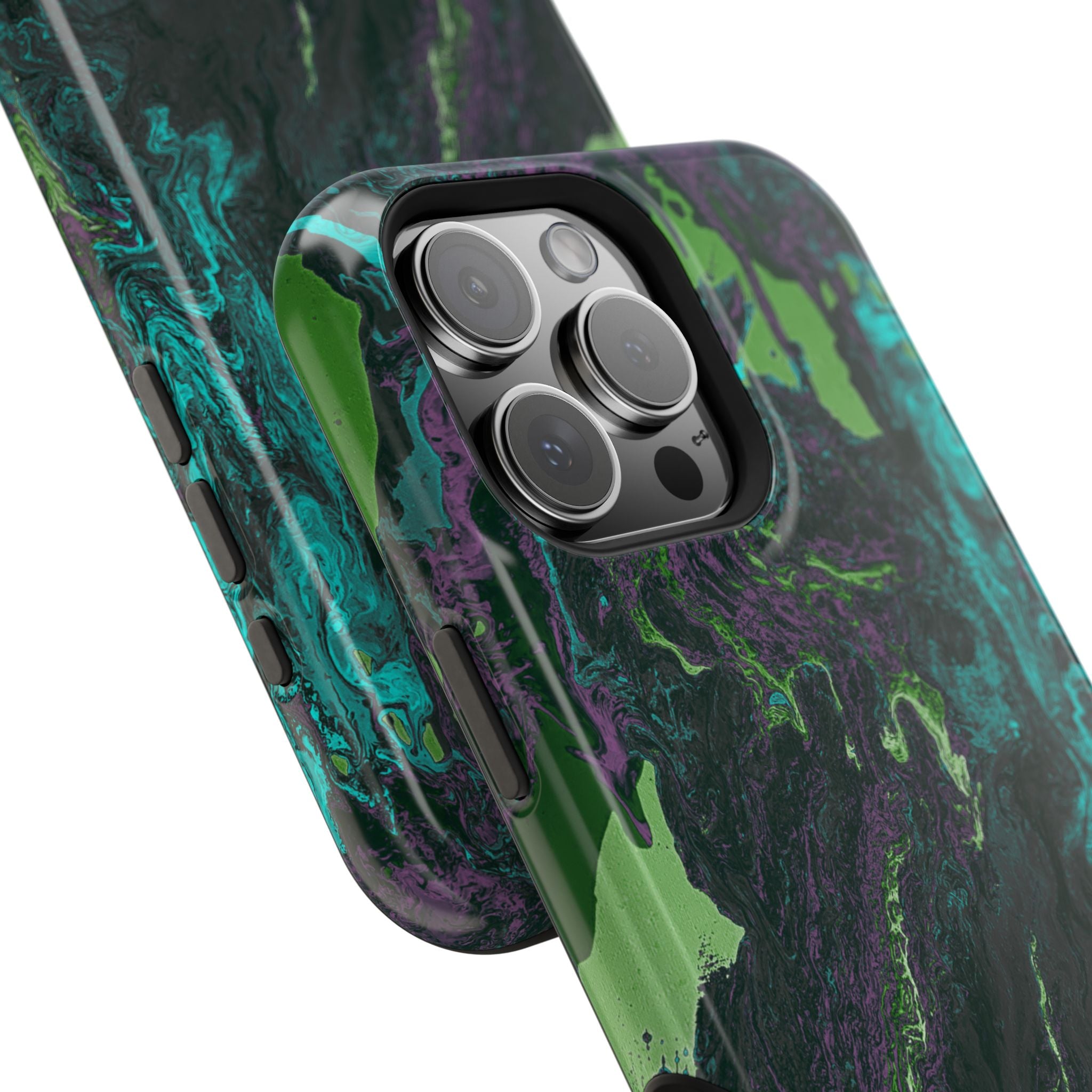 Phantom Surge X MagSafe iPhone Case – Abstract Art Design, Shockproof for iPhone 14–17 Pro & Pro Max