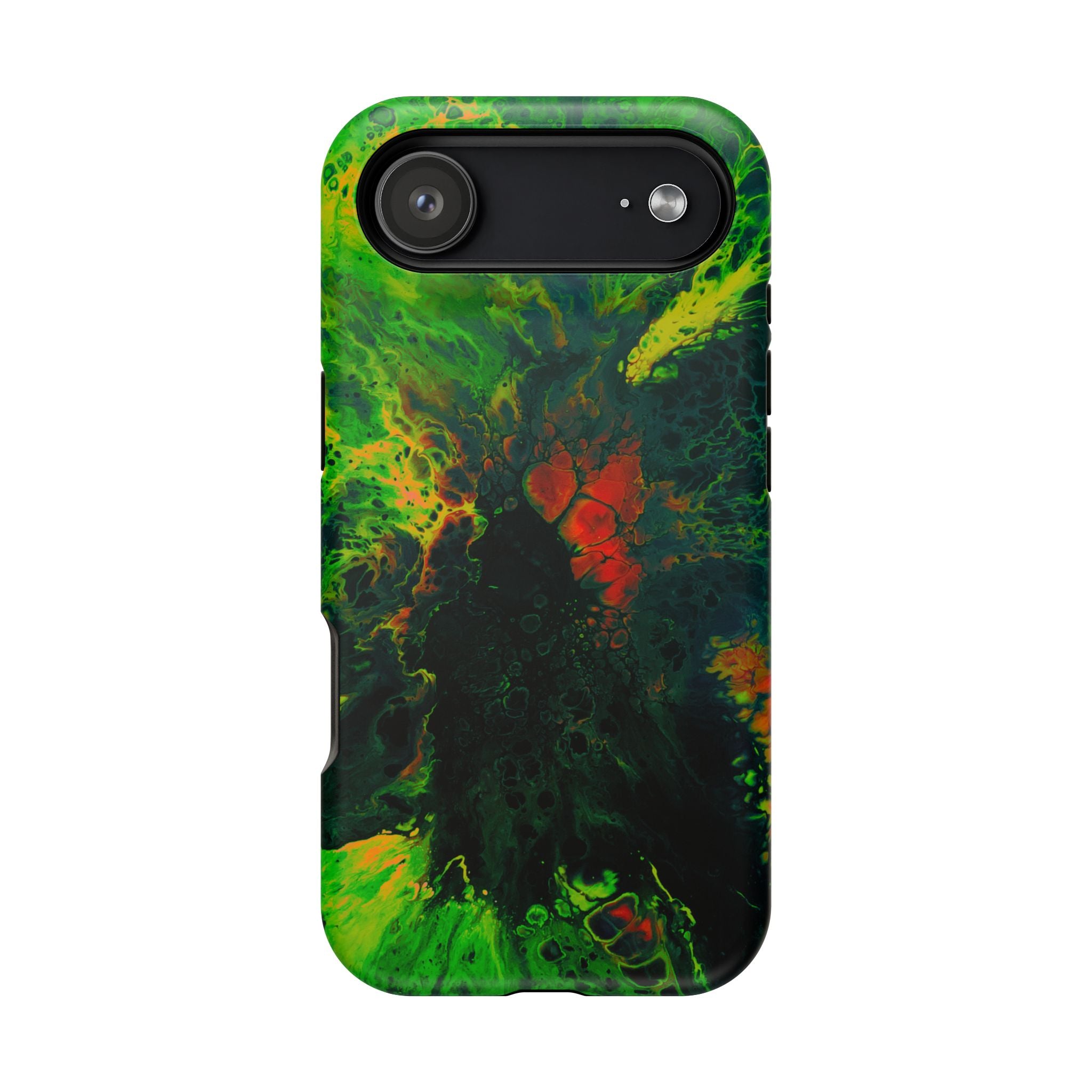 Acid Core MagSafe iPhone Case – Abstract Art Design, Shockproof for iPhone 14–17 Pro & Pro Max