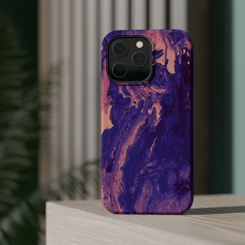 Void Nebula Collapse X MagSafe iPhone Case – Abstract Art Design, Shockproof for iPhone 14–17 Pro & Pro Max