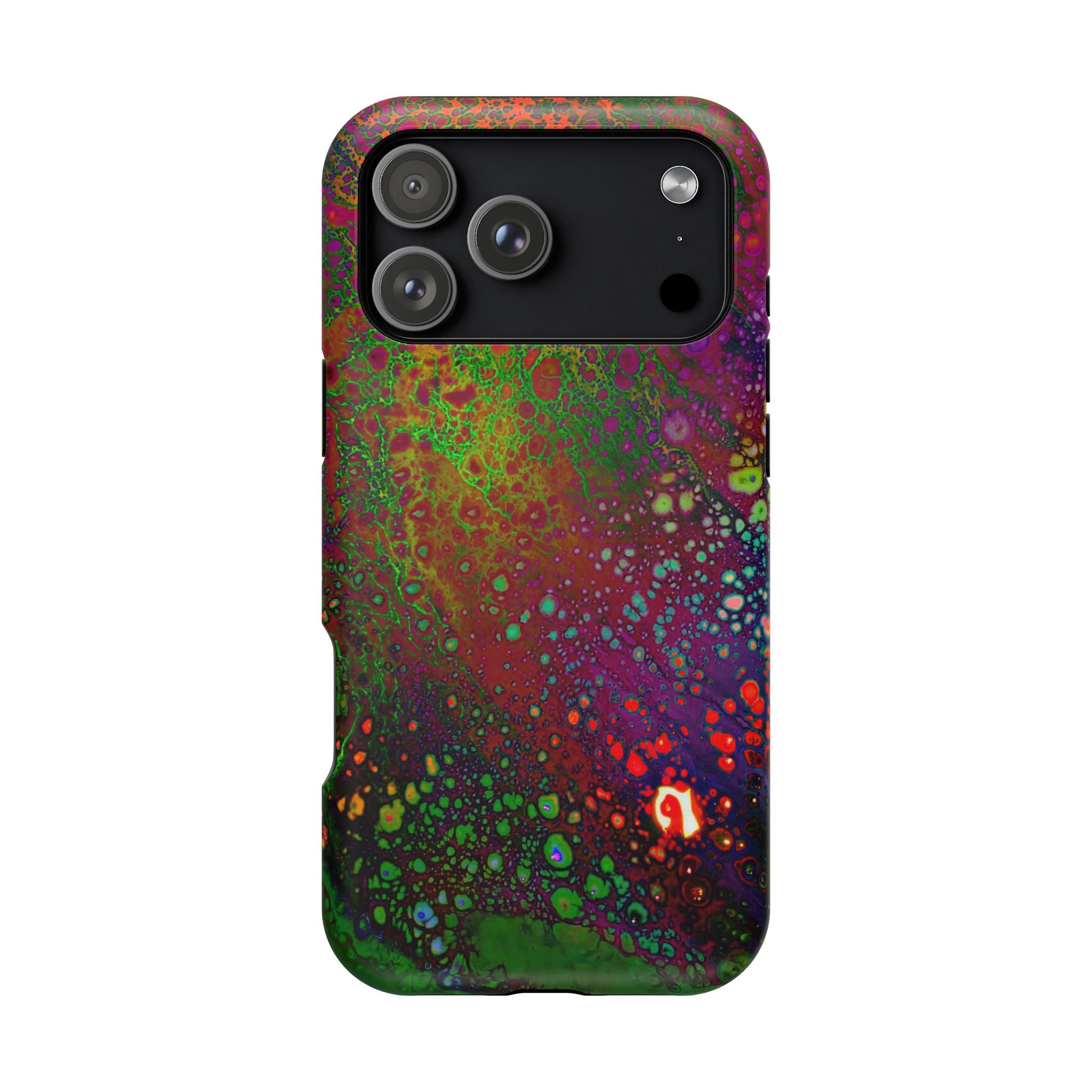 Dark Biolume MagSafe iPhone Case – Abstract Art Design, Shockproof for iPhone 14–17 Pro & Pro Max