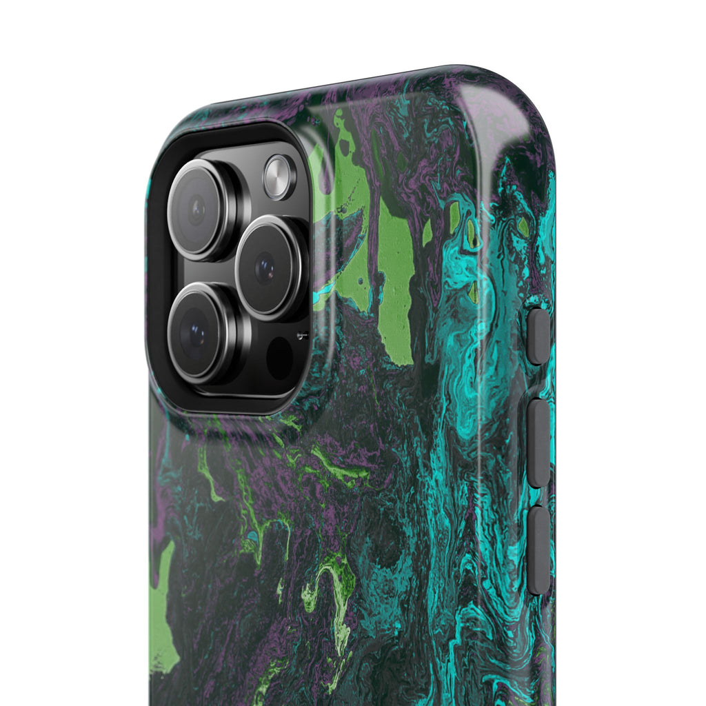 Phantom Surge X MagSafe iPhone Case – Abstract Art Design, Shockproof for iPhone 14–17 Pro & Pro Max