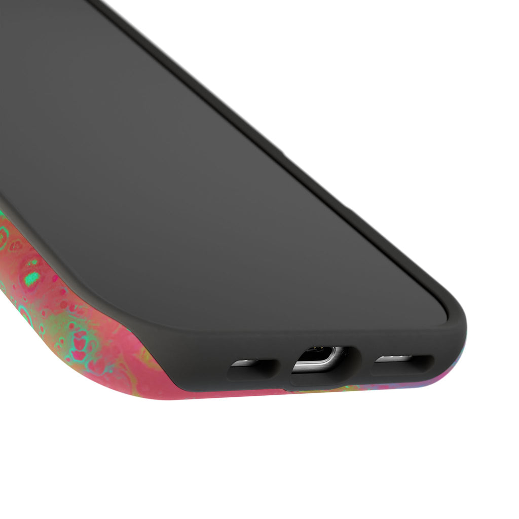 Orbit Pulse MagSafe iPhone Case – Abstract Art Design, Shockproof for iPhone 14–17 Pro & Pro Max