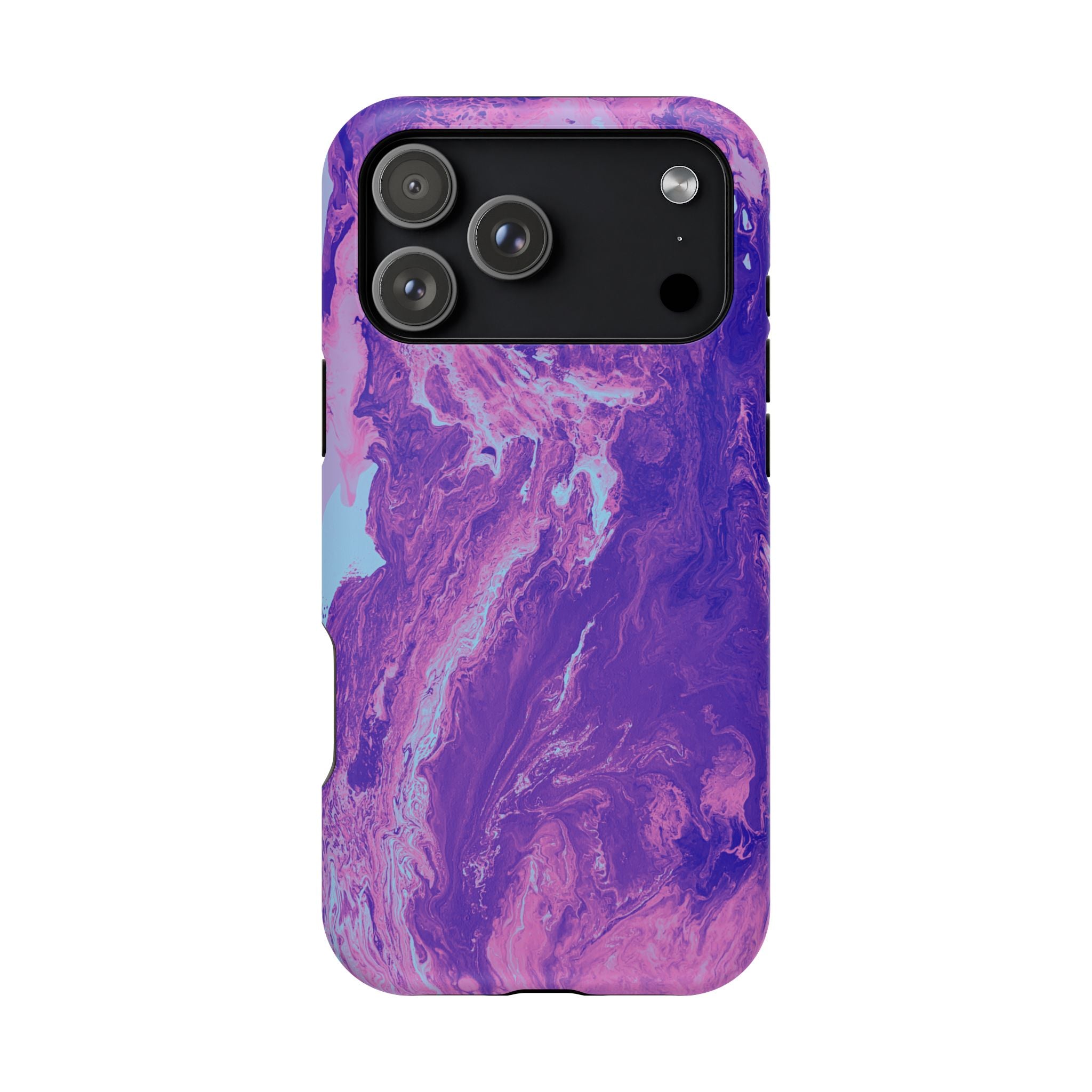 Bloom Fracture X MagSafe iPhone Case – Abstract Art Design, Shockproof for iPhone 14–17 Pro & Pro Max