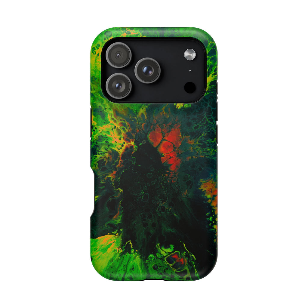Acid Core MagSafe iPhone Case – Abstract Art Design, Shockproof for iPhone 14–17 Pro & Pro Max