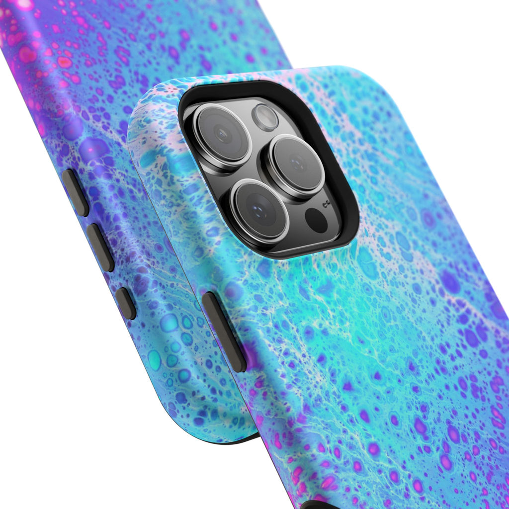 Polar Surge MagSafe iPhone Case – Abstract Art Design, Shockproof for iPhone 14–17 Pro & Pro Max