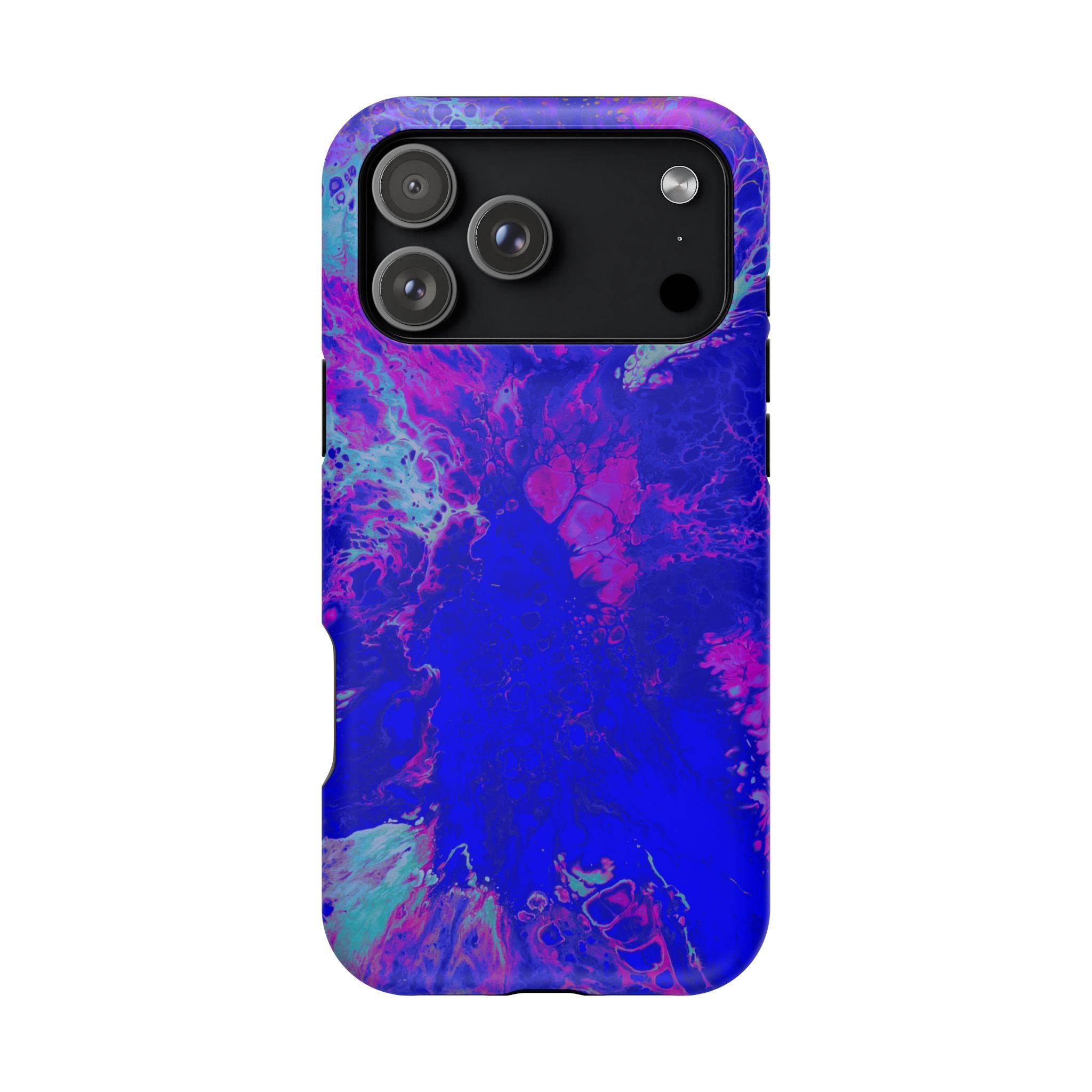 Electric Current MagSafe iPhone Case – Abstract Art Design, Shockproof for iPhone 14–17 Pro & Pro Max