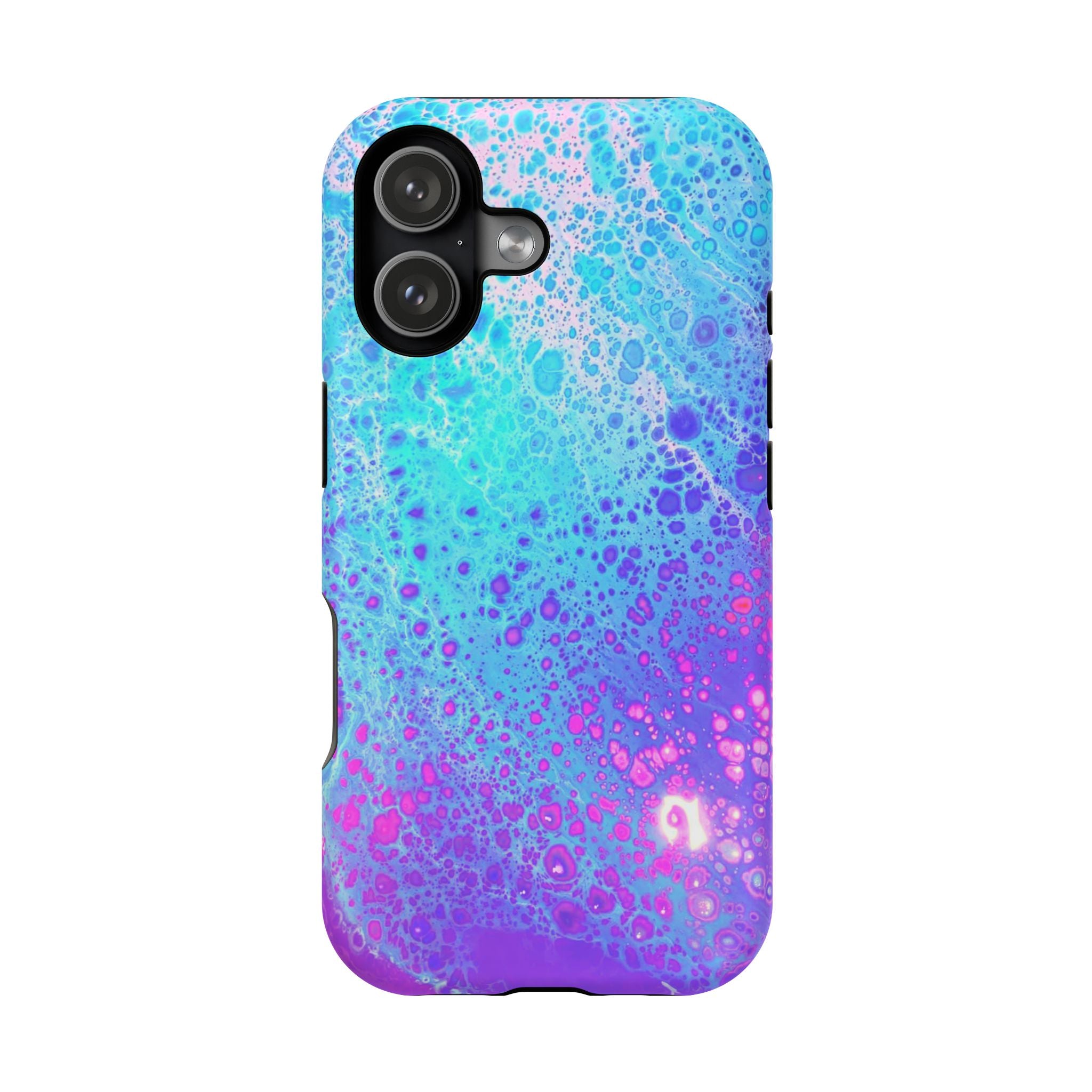 Polar Surge MagSafe iPhone Case – Abstract Art Design, Shockproof for iPhone 14–17 Pro & Pro Max