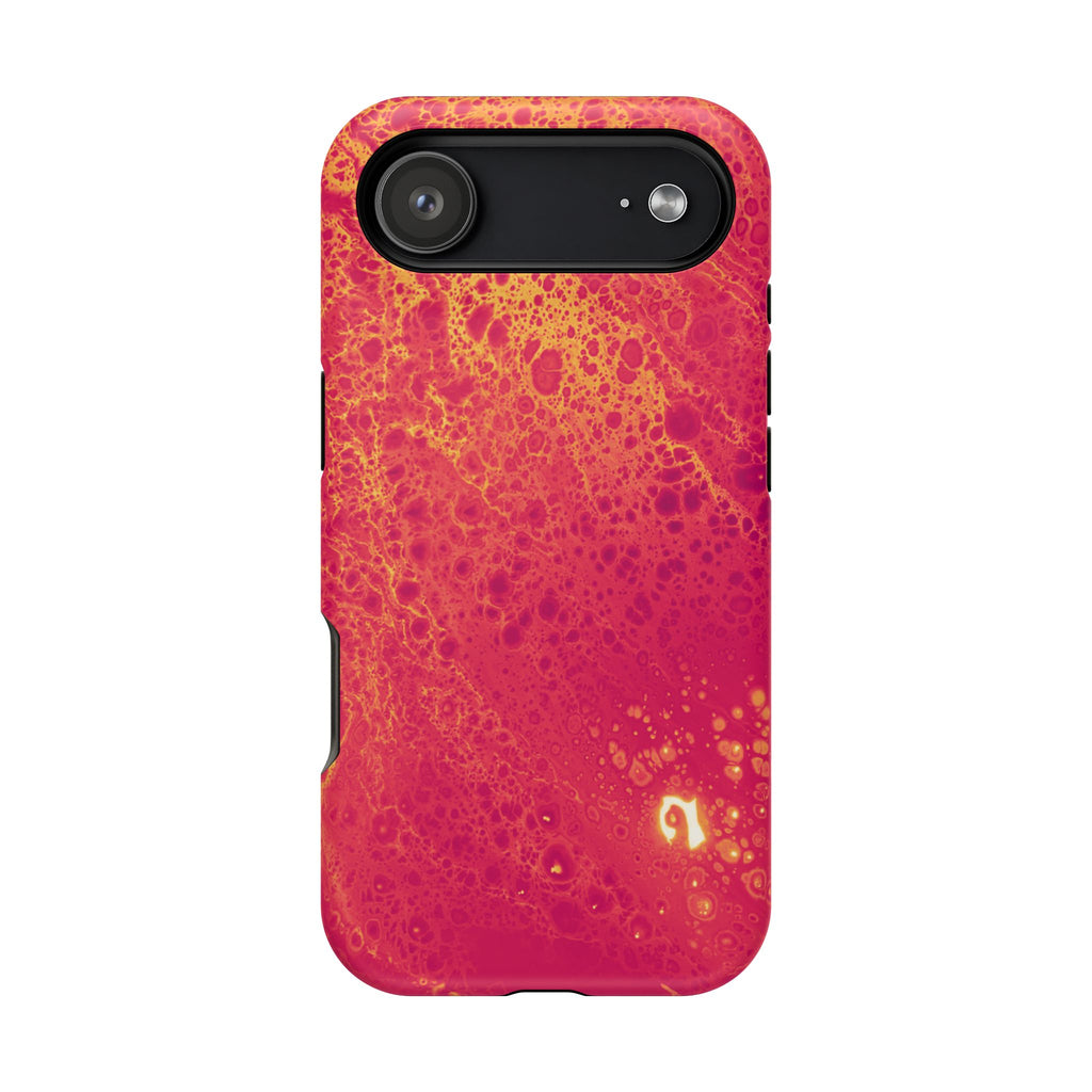 Solar Bloom MagSafe iPhone Case – Abstract Art Design, Shockproof for iPhone 14–17 Pro & Pro Max