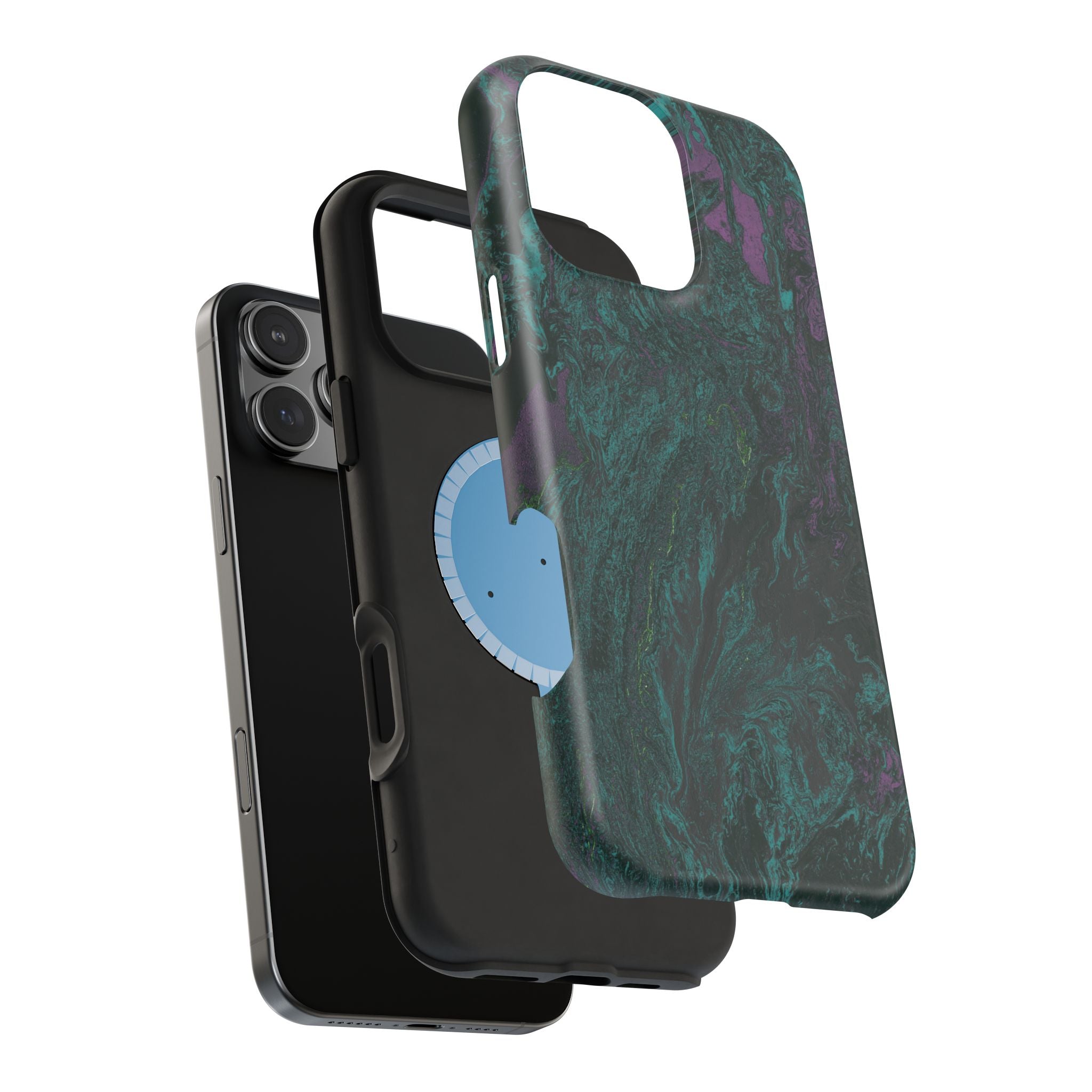 Void Overdrive X MagSafe iPhone Case – Abstract Art Design, Shockproof for iPhone 14–17 Pro & Pro Max