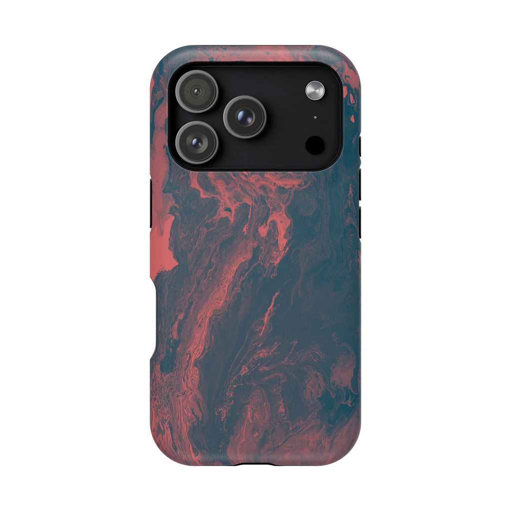 Eclipse Collapse X MagSafe iPhone Case – Abstract Art Design, Shockproof for iPhone 14–17 Pro & Pro Max