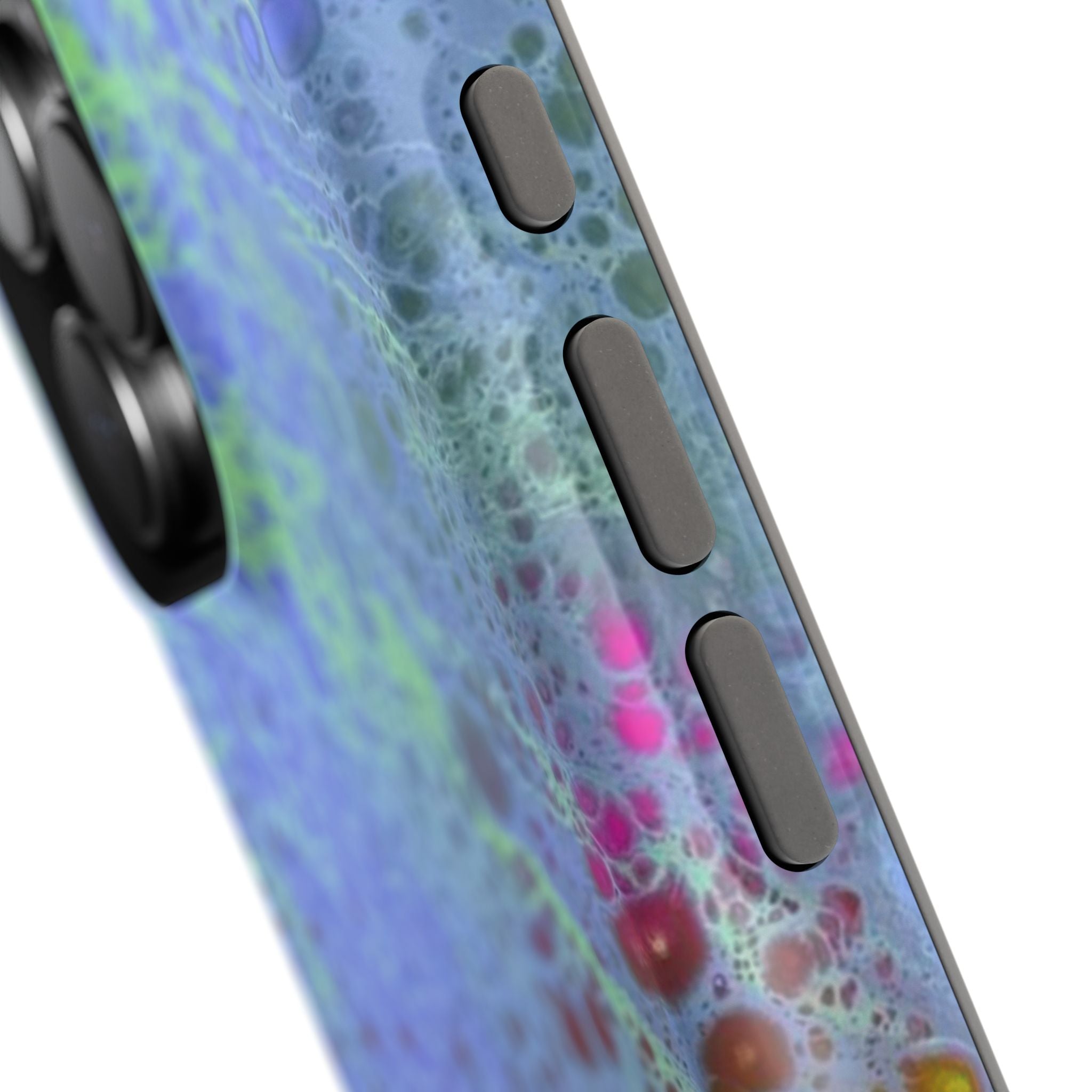 Arctic Pulse MagSafe iPhone Case – Abstract Art Design, Shockproof for iPhone 14–17 Pro & Pro Max