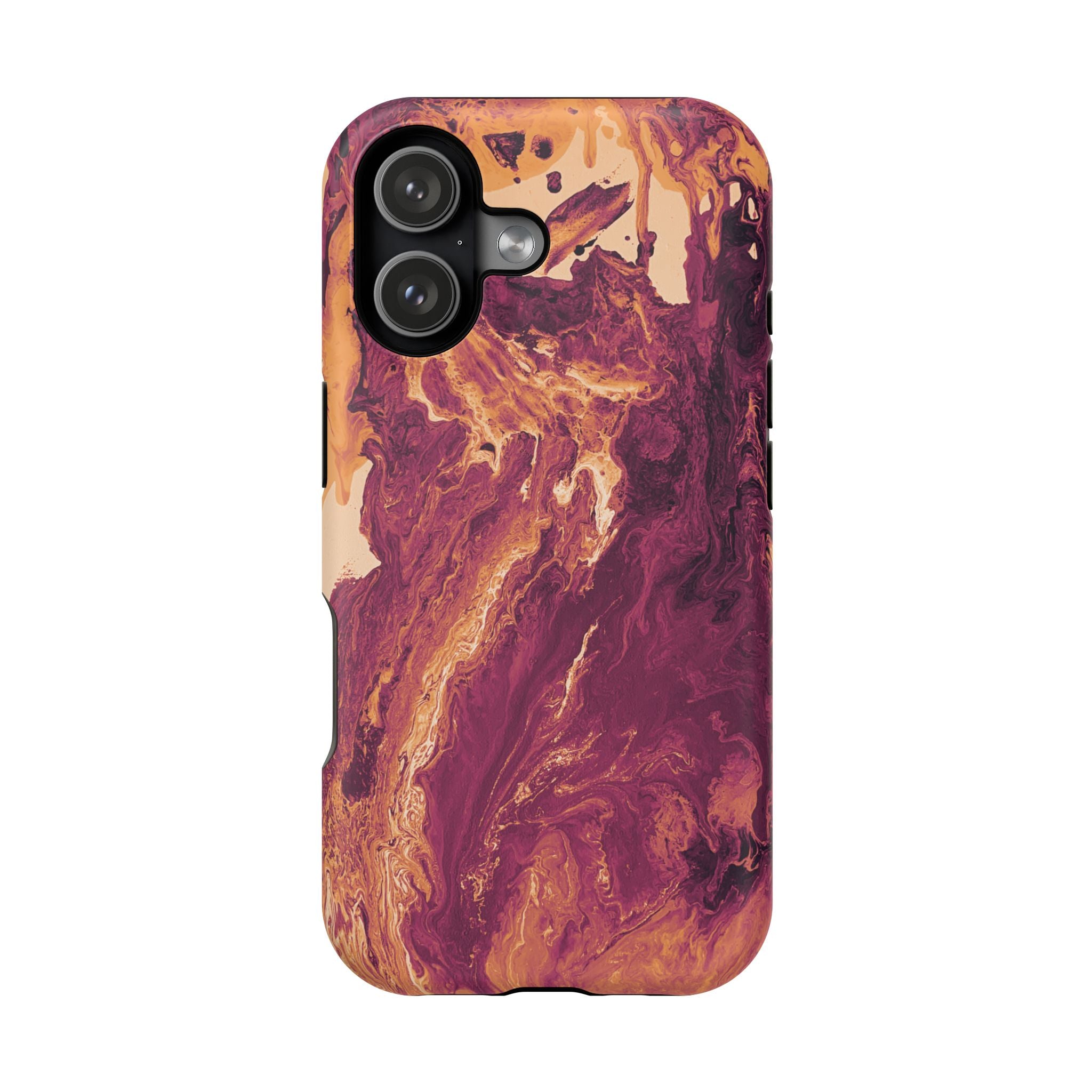 Sunburst Collapse X MagSafe iPhone Case – Abstract Art Design, Shockproof for iPhone 14–17 Pro & Pro Max