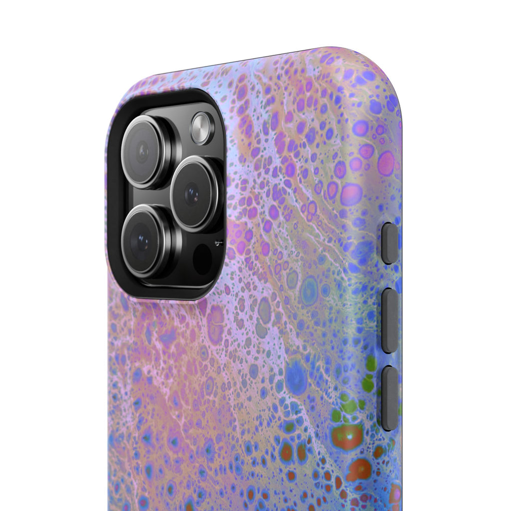Frozen Vein MagSafe iPhone Case – Abstract Art Design, Shockproof for iPhone 14–17 Pro & Pro Max