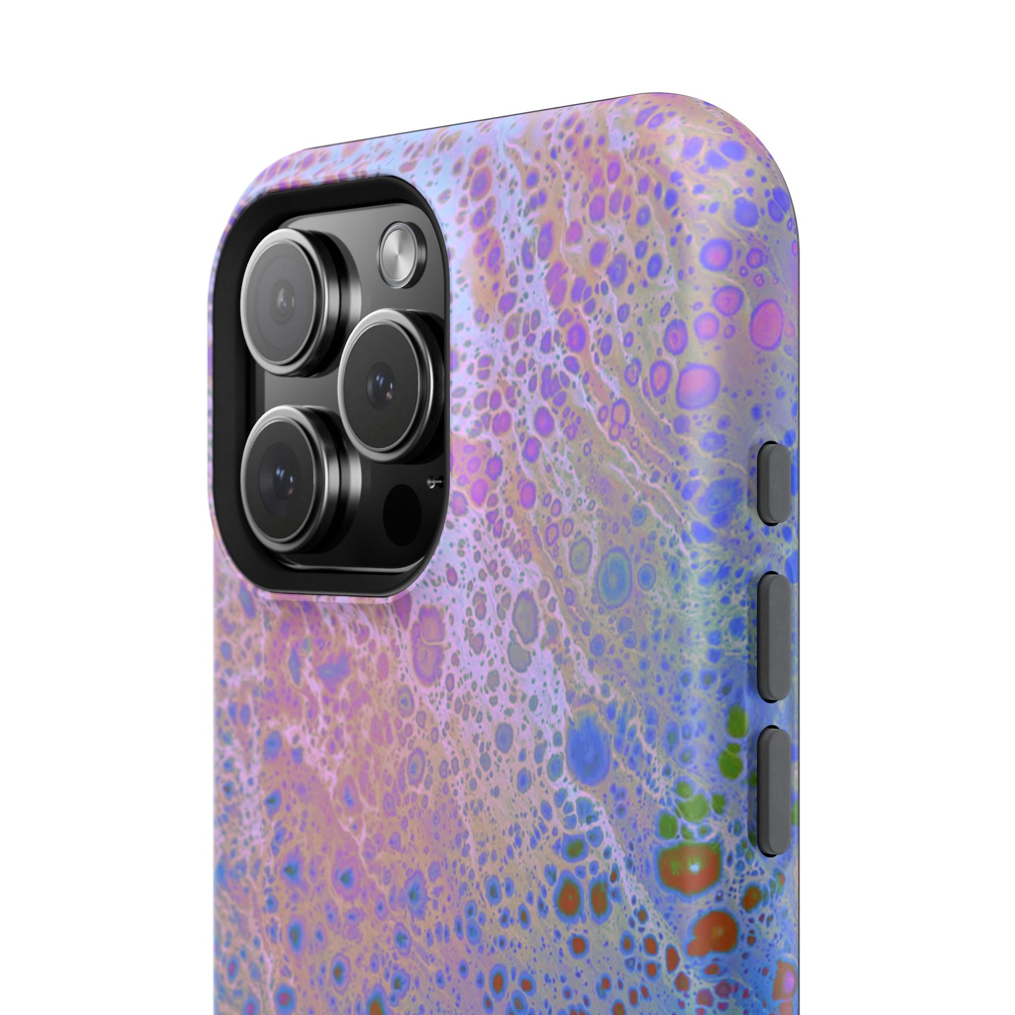 Frozen Vein MagSafe iPhone Case – Abstract Art Design, Shockproof for iPhone 14–17 Pro & Pro Max
