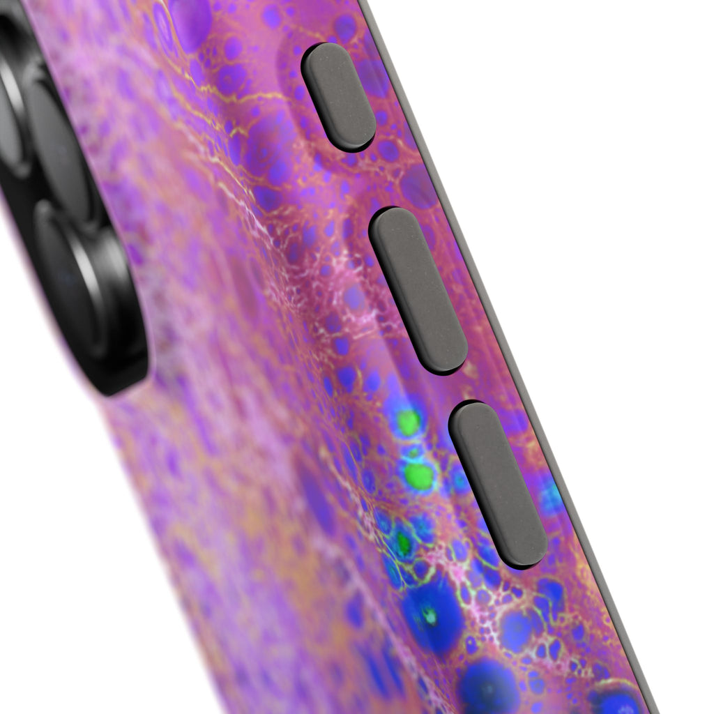 Cosmic Pulse MagSafe iPhone Case – Abstract Art Design, Shockproof for iPhone 14–17 Pro & Pro Max