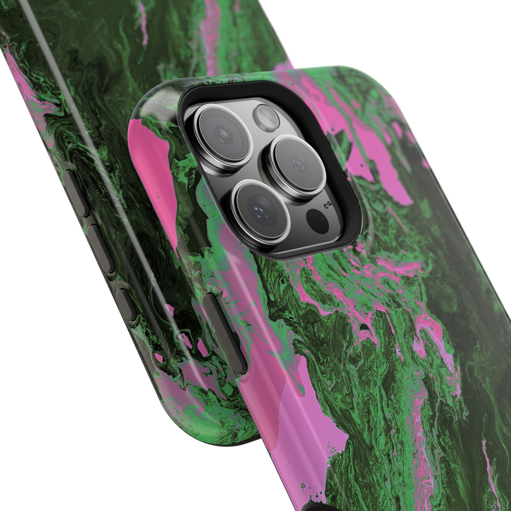 Oblivion Flow X MagSafe iPhone Case – Abstract Art Design, Shockproof for iPhone 14–17 Pro & Pro Max
