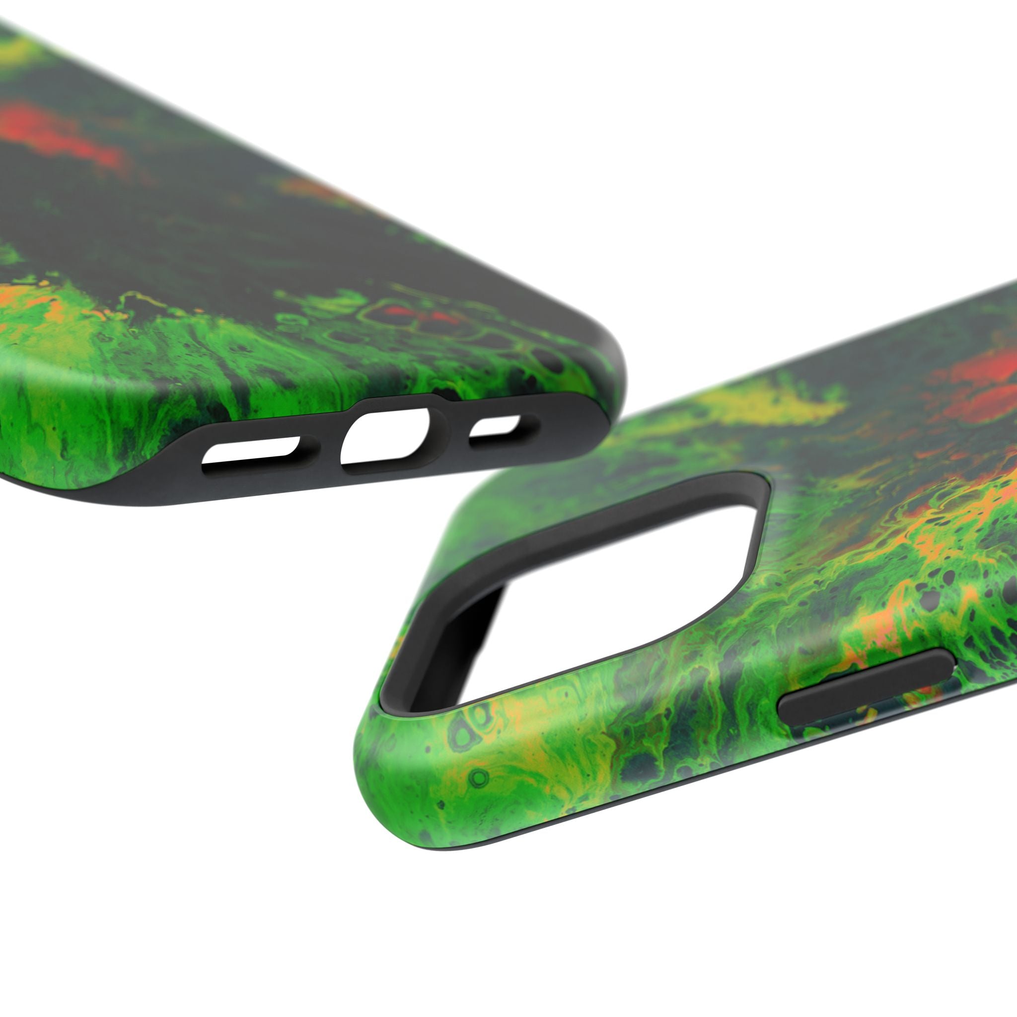 Acid Core MagSafe iPhone Case – Abstract Art Design, Shockproof for iPhone 14–17 Pro & Pro Max