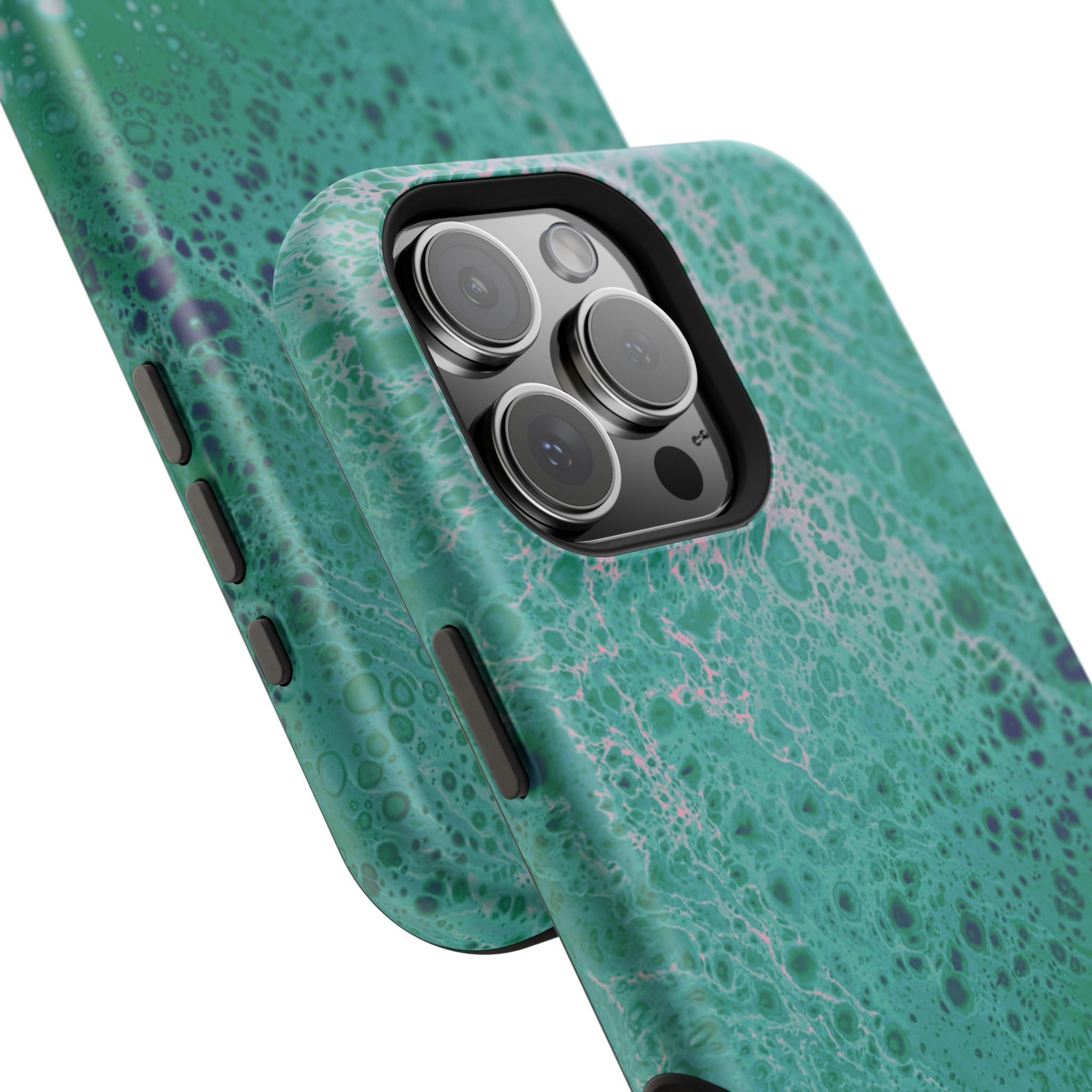 Liquid Harmony MagSafe iPhone Case – Abstract Art Design, Shockproof for iPhone 14–17 Pro & Pro Max