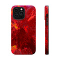 Inferno Pulse MagSafe iPhone Case – Abstract Art Design, Shockproof for iPhone 14–17 Pro & Pro Max
