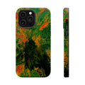 Neon Swamp MagSafe iPhone Case – Abstract Art Design, Shockproof for iPhone 14–17 Pro & Pro Max