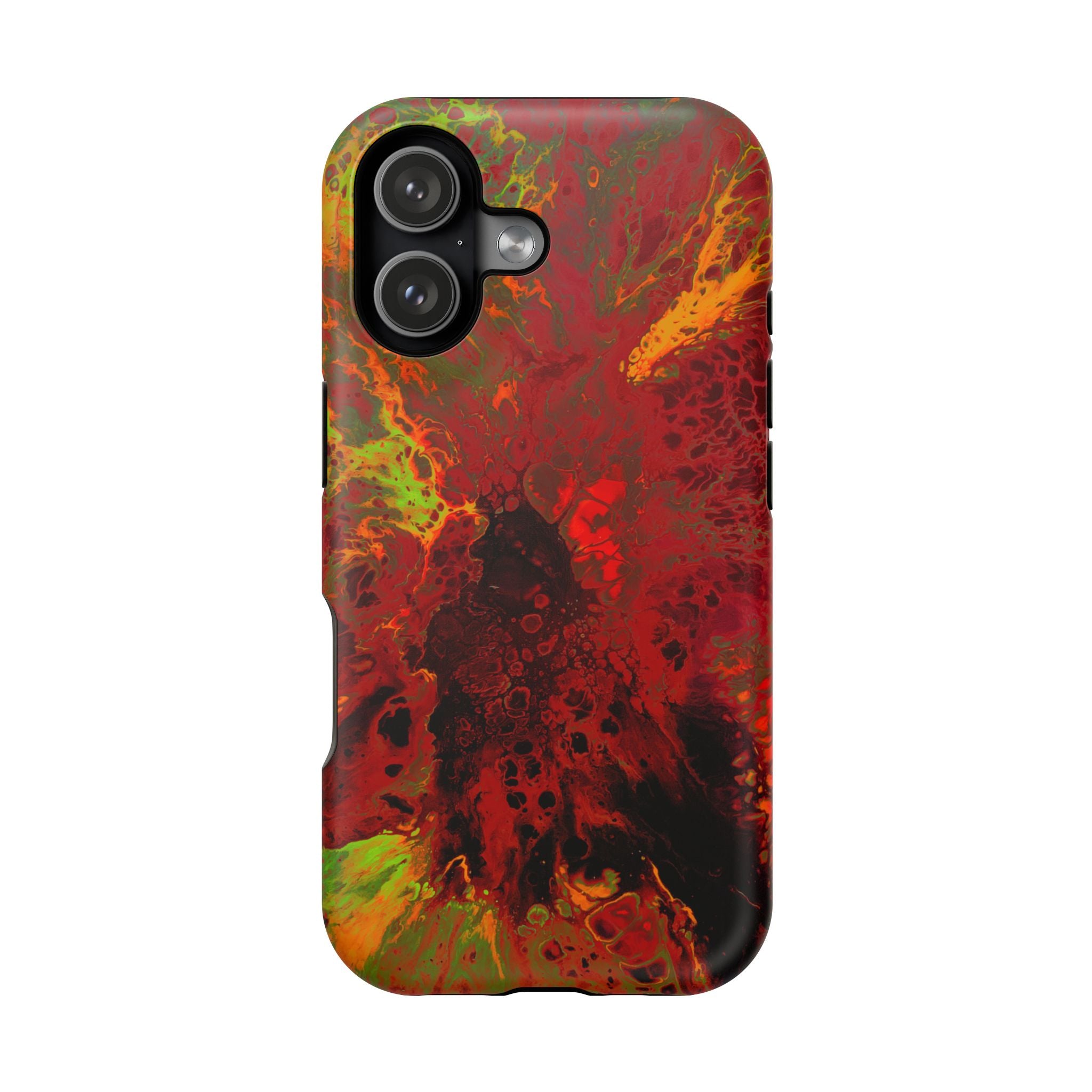 Photon Bloom MagSafe iPhone Case – Abstract Art Design, Shockproof for iPhone 14–17 Pro & Pro Max