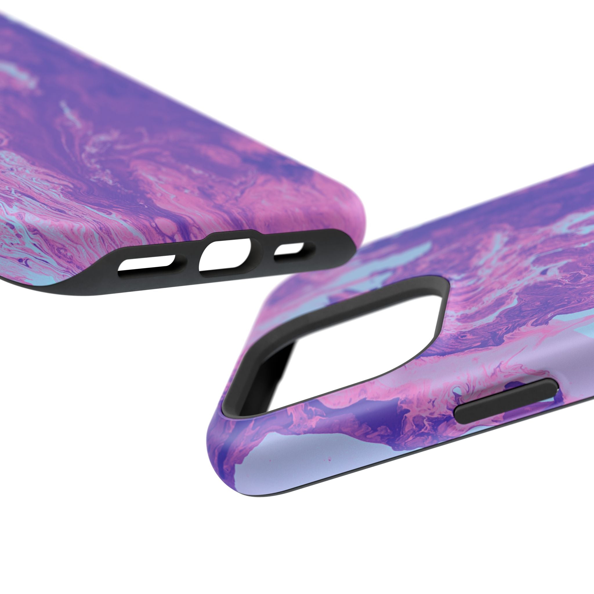 Bloom Fracture X MagSafe iPhone Case – Abstract Art Design, Shockproof for iPhone 14–17 Pro & Pro Max