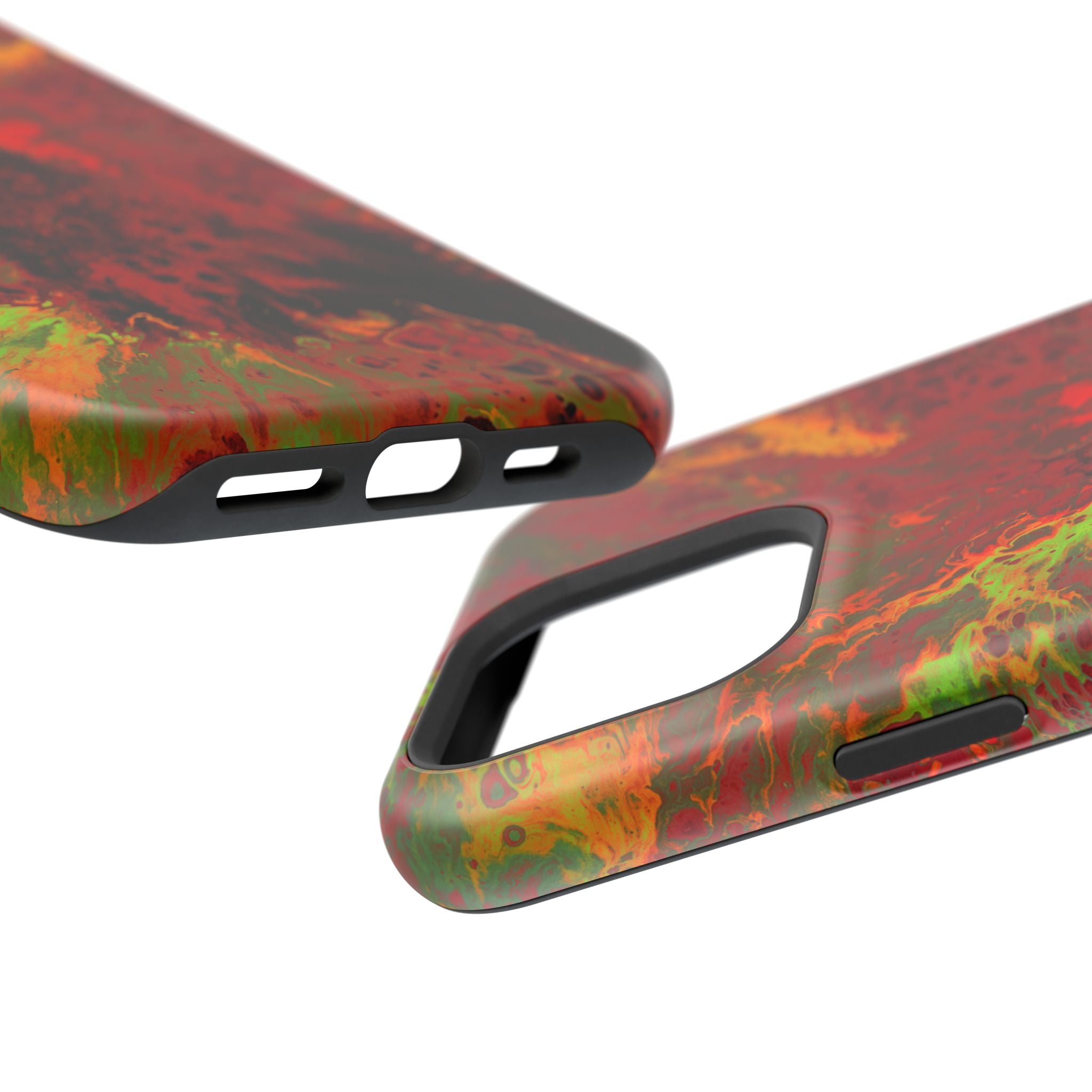 Photon Bloom MagSafe iPhone Case – Abstract Art Design, Shockproof for iPhone 14–17 Pro & Pro Max