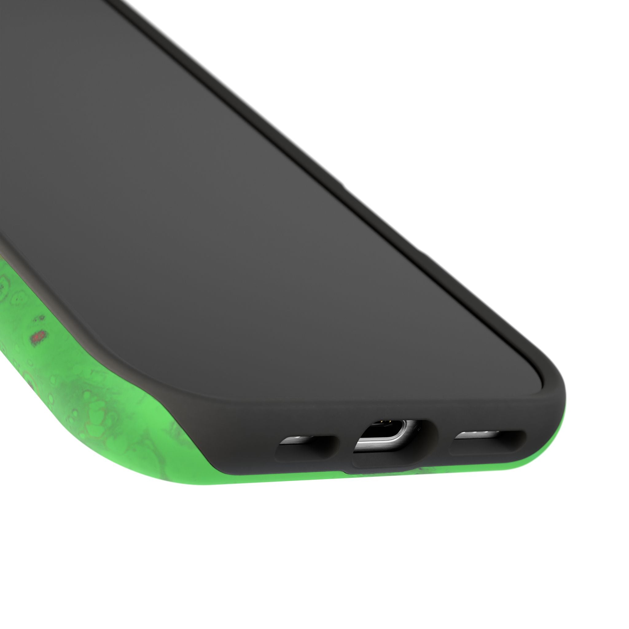 Toxic Pulse MagSafe iPhone Case – Abstract Art Design, Shockproof for iPhone 14–17 Pro & Pro Max
