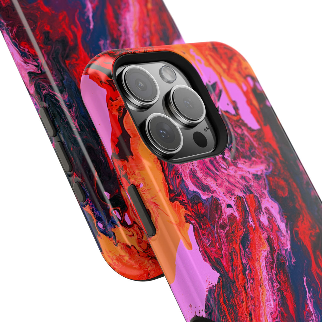 Ignition Core X MagSafe iPhone Case – Abstract Art Design, Shockproof for iPhone 14–17 Pro & Pro Max