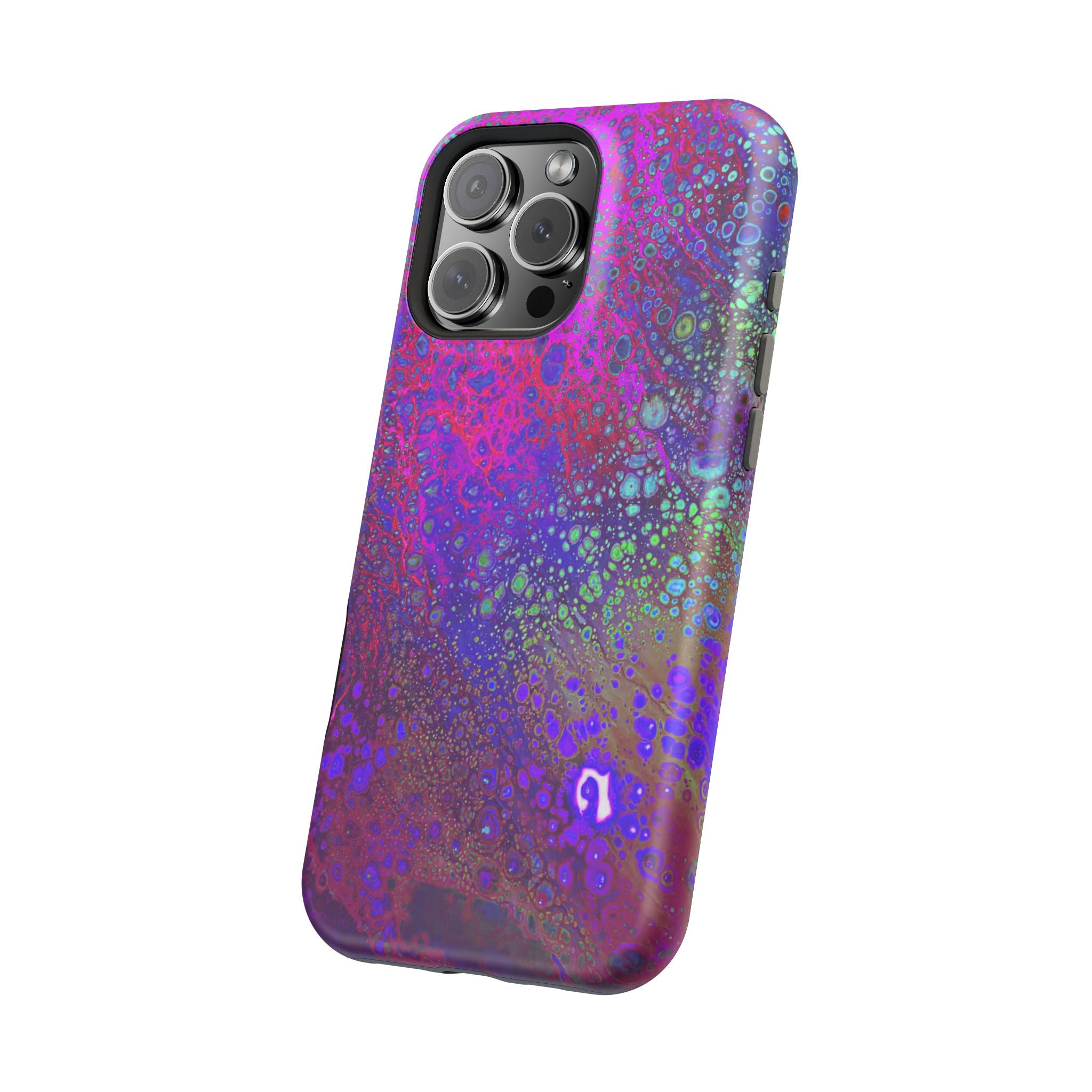 Infinity Reactor X MagSafe iPhone Case – Abstract Art Design, Shockproof for iPhone 14–17 Pro & Pro Max