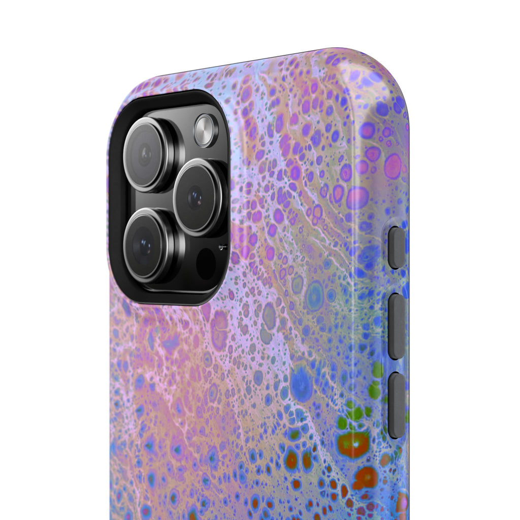Frozen Vein MagSafe iPhone Case – Abstract Art Design, Shockproof for iPhone 14–17 Pro & Pro Max