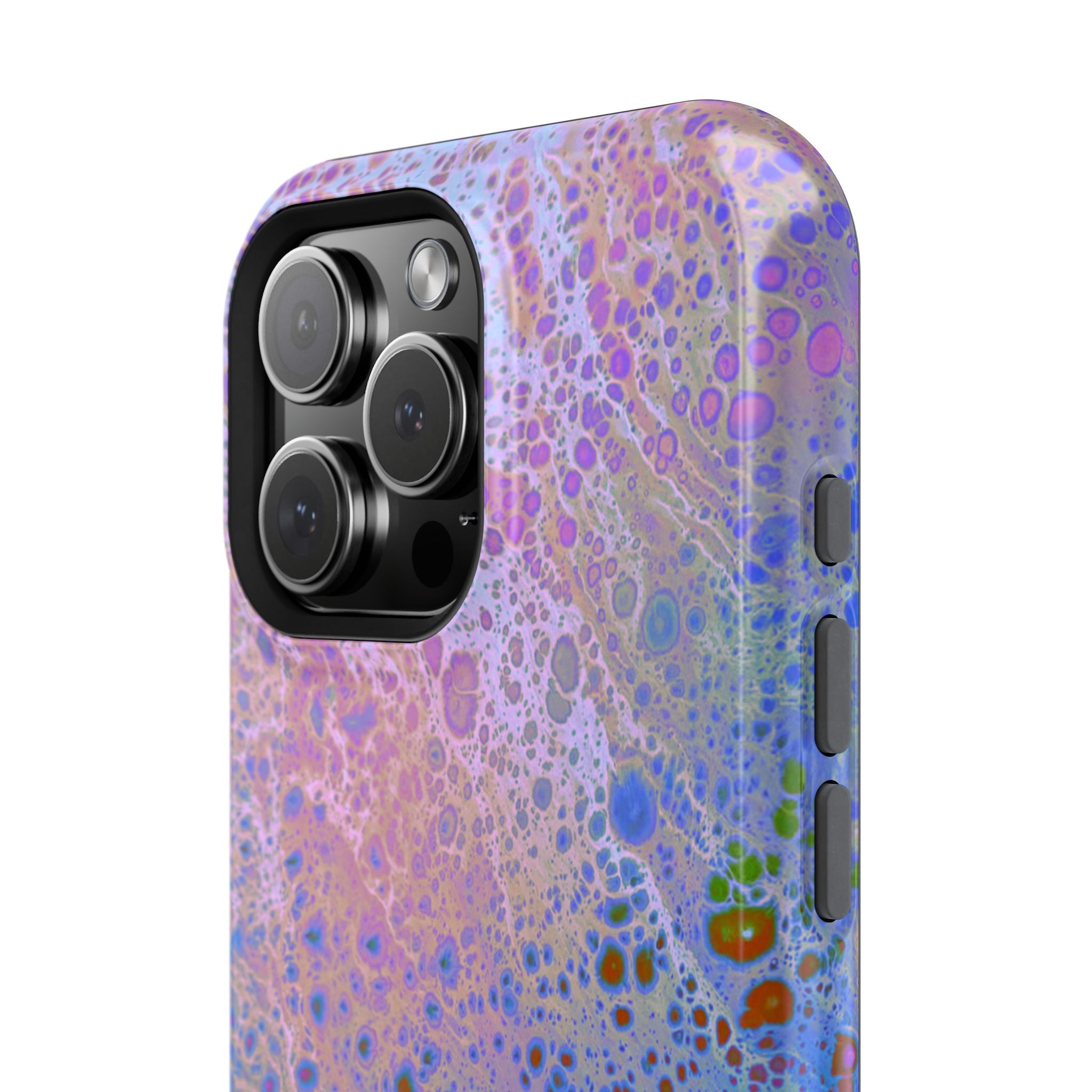 Frozen Vein MagSafe iPhone Case – Abstract Art Design, Shockproof for iPhone 14–17 Pro & Pro Max