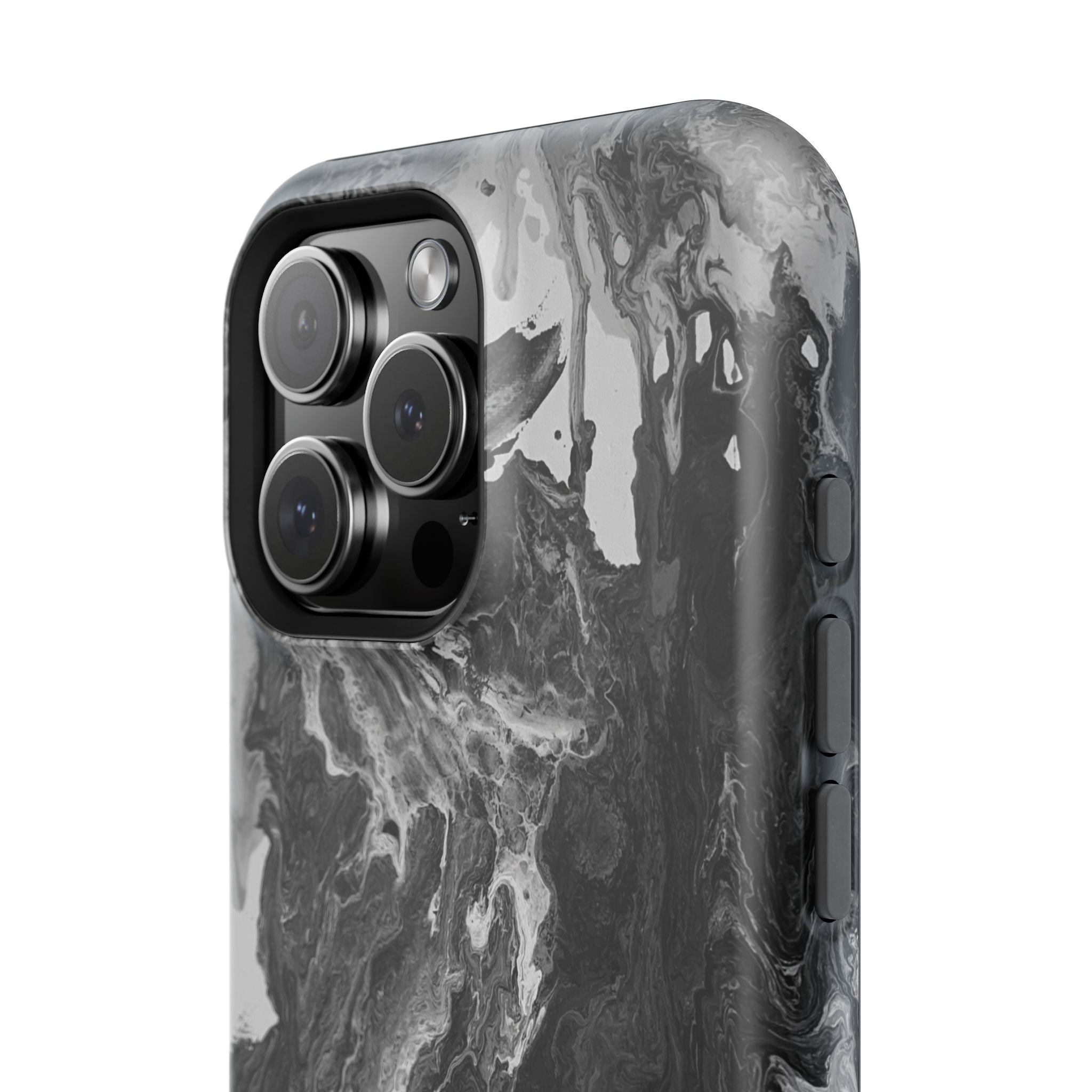 Noir Core X MagSafe iPhone Case – Abstract Art Design, Shockproof for iPhone 14–17 Pro & Pro Max