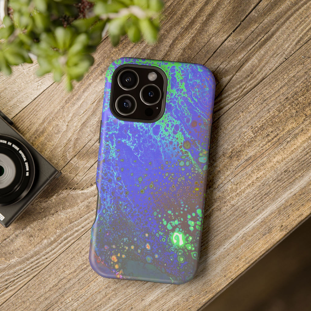Phantom Core MagSafe iPhone Case – Abstract Art Design, Shockproof for iPhone 14–17 Pro & Pro Max
