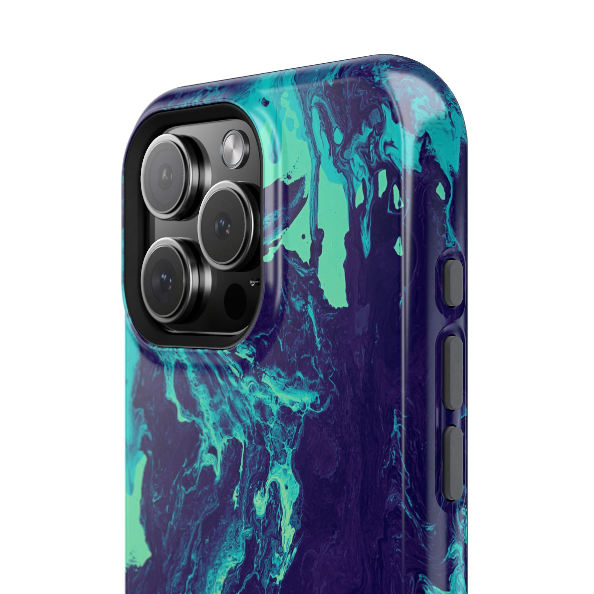 Ocean Collapse X MagSafe iPhone Case – Abstract Art Design, Shockproof for iPhone 14–17 Pro & Pro Max