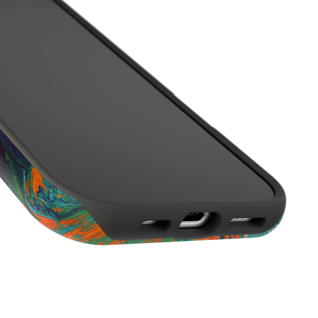 Deepcore Flow X MagSafe iPhone Case – Abstract Art Design, Shockproof for iPhone 14–17 Pro & Pro Max