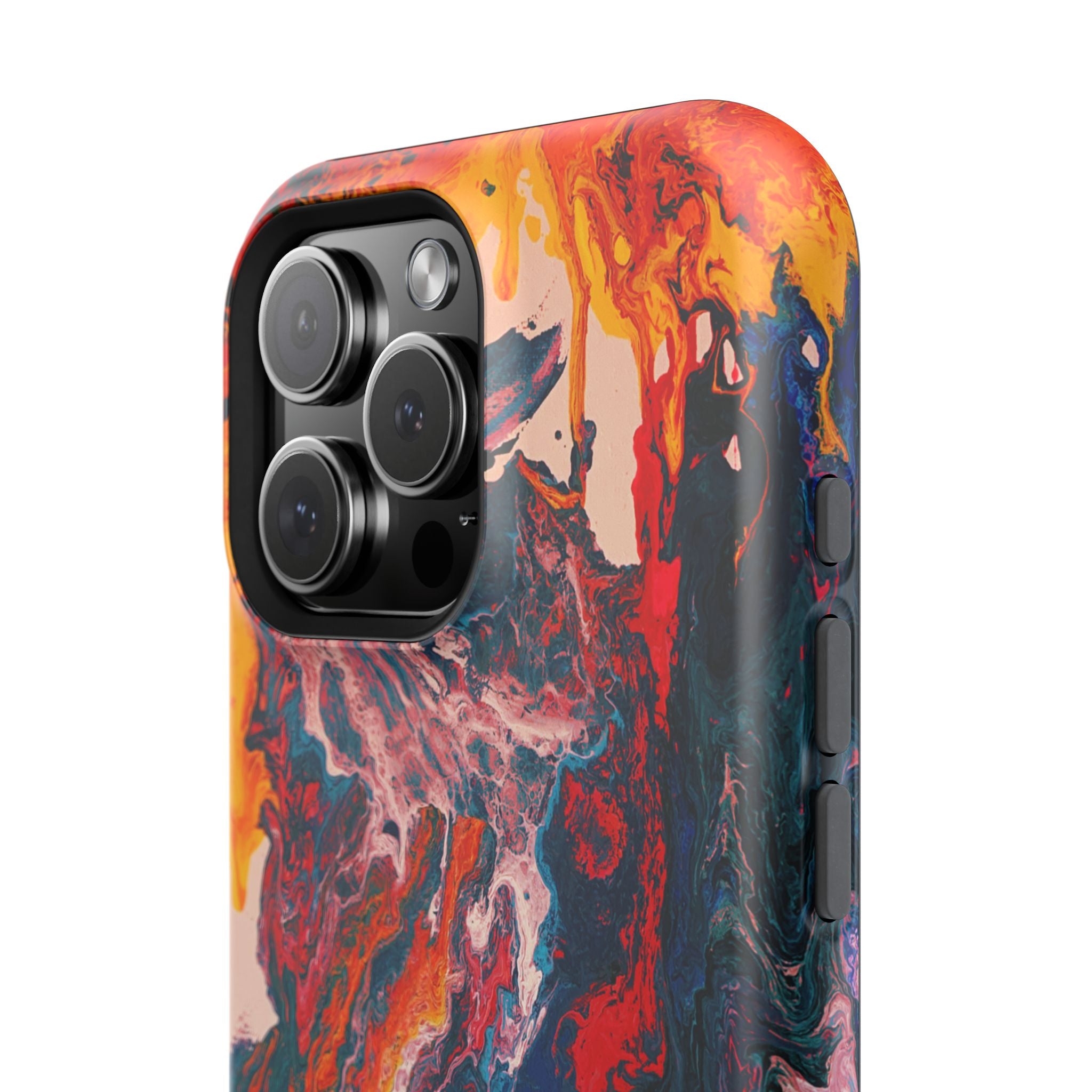 Heatcore X MagSafe iPhone Case – Abstract Art Design, Shockproof for iPhone 14–17 Pro & Pro Max